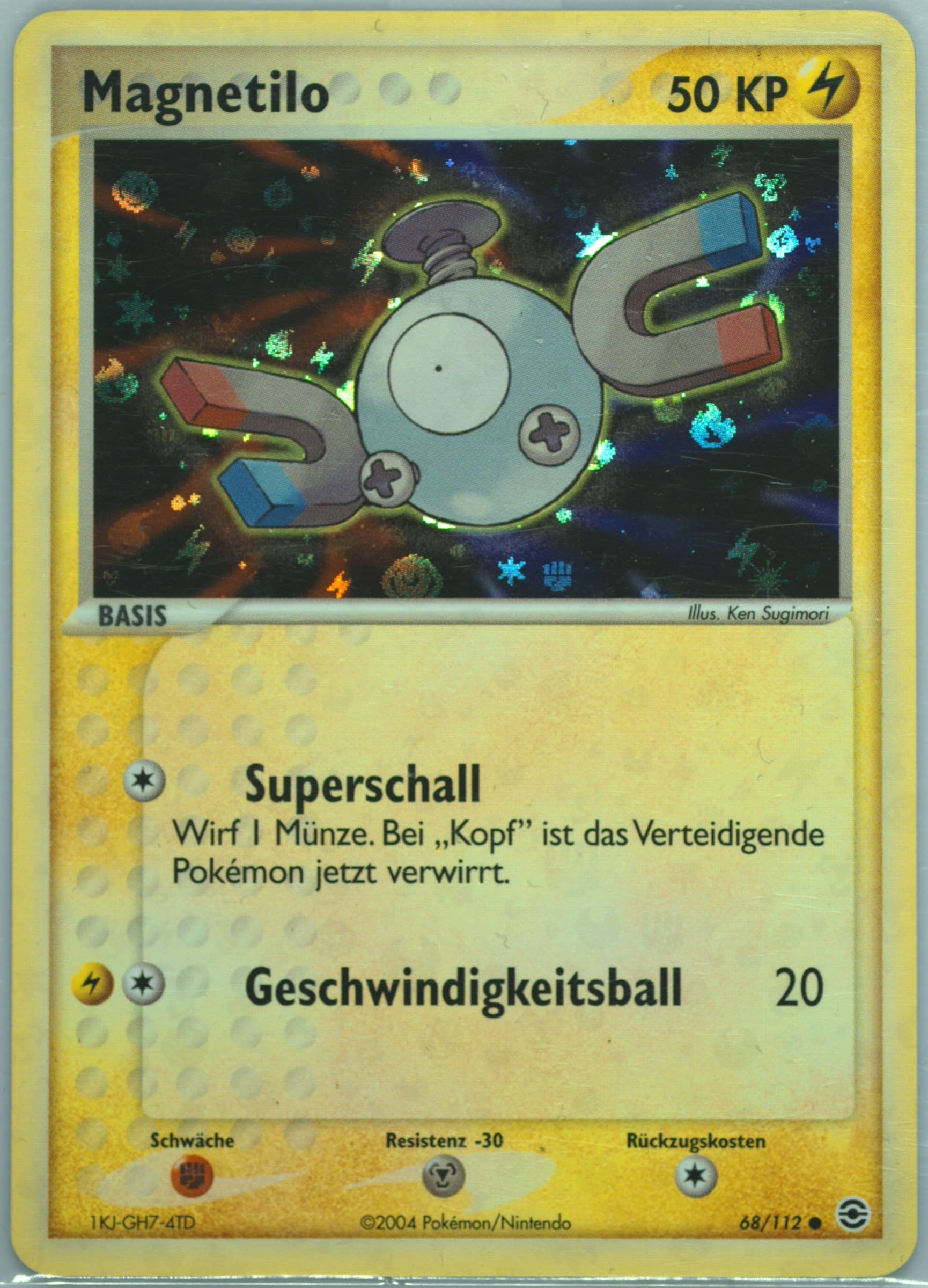 Magnetilo-Reverse Foil German (68) 2004 Pokemon EX Fire Red & Leaf Green