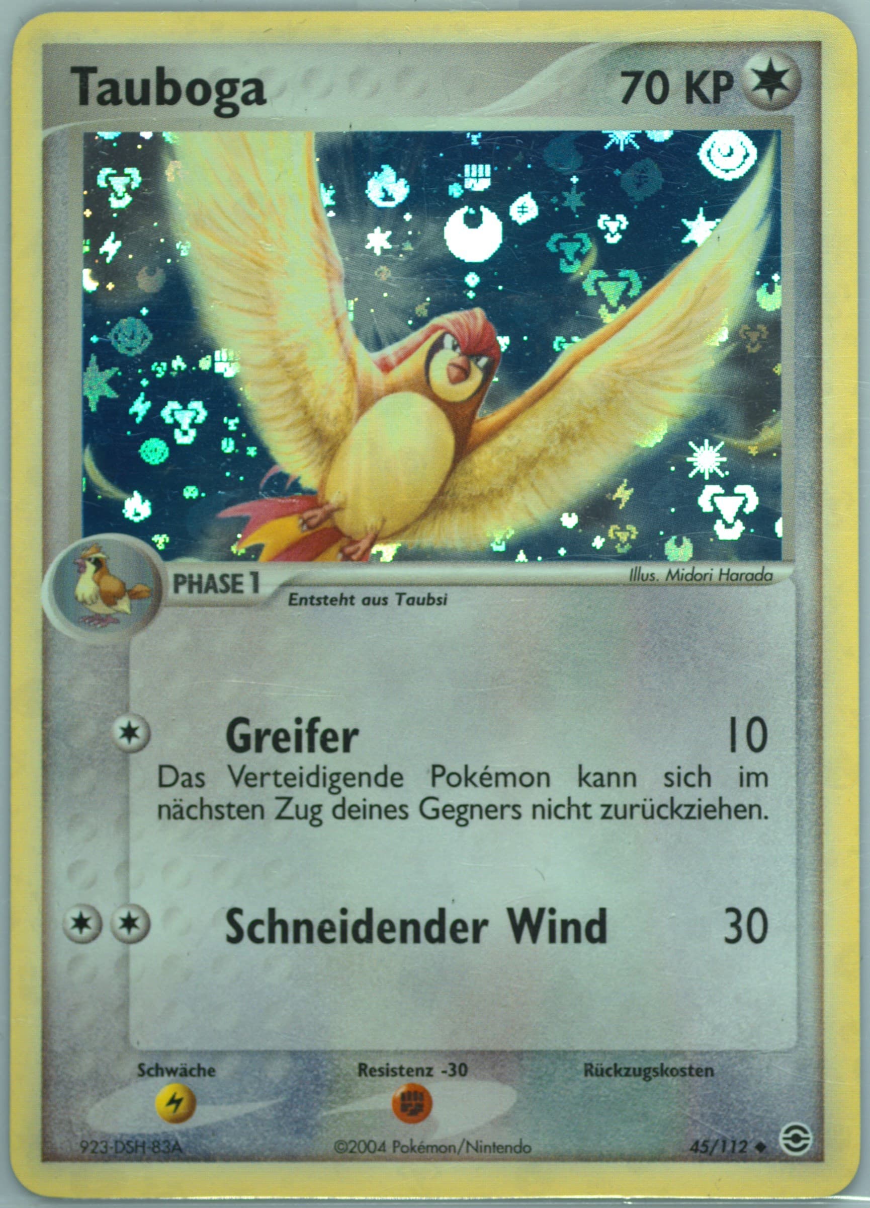 Tauboga-Reverse Foil German (45) 2004 Pokemon EX Fire Red & Leaf Green