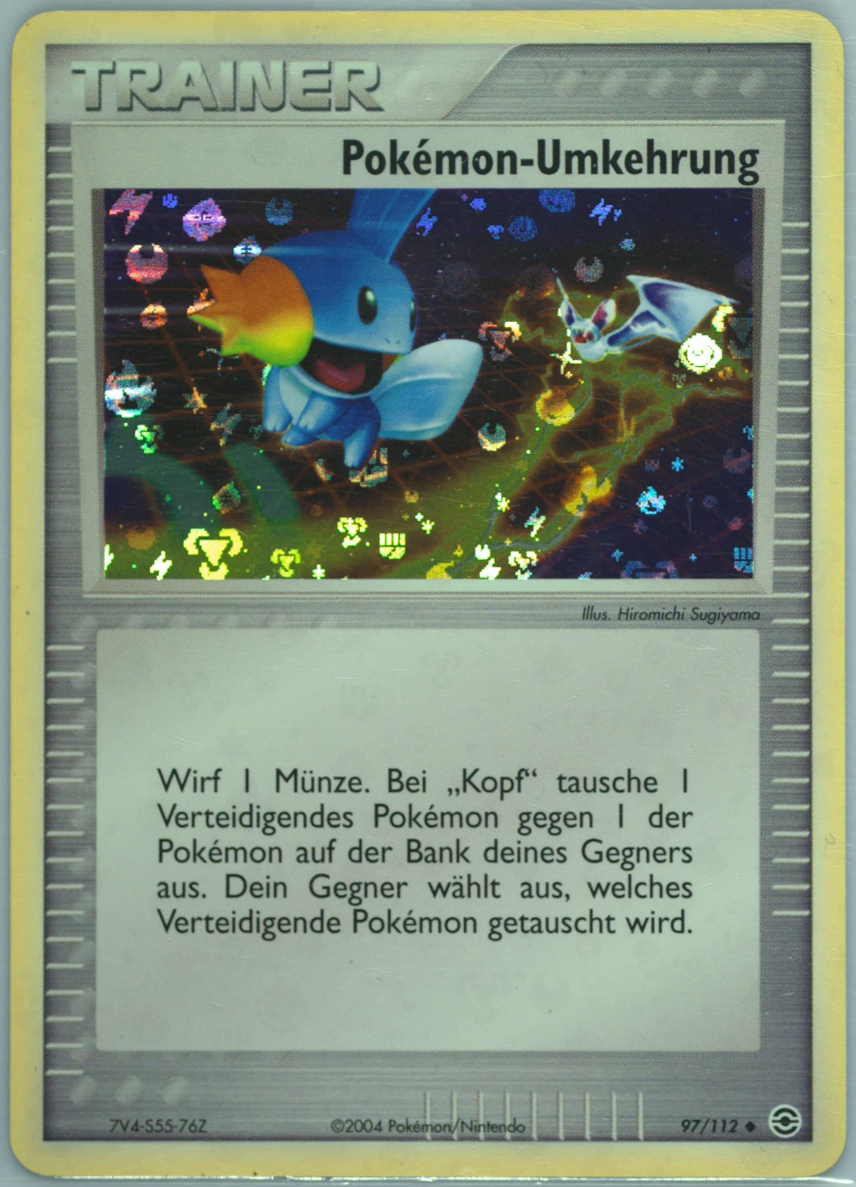 Pokemon-Umkehrung-Reverse Foil German (97) 2004 Pokemon EX Fire Red & Leaf Green