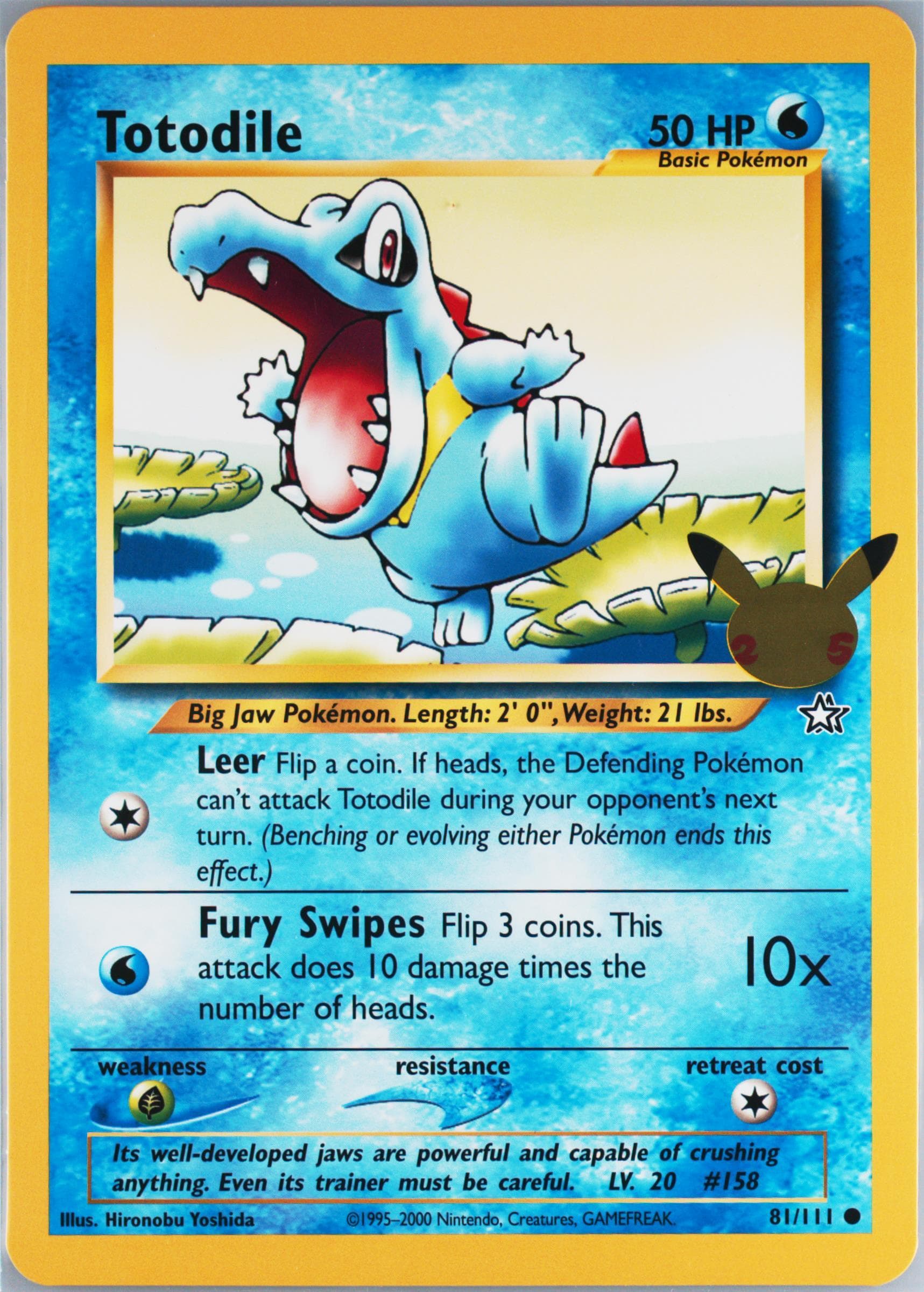 Totodile (81) 2021 Pokemon First Partner Jumbos