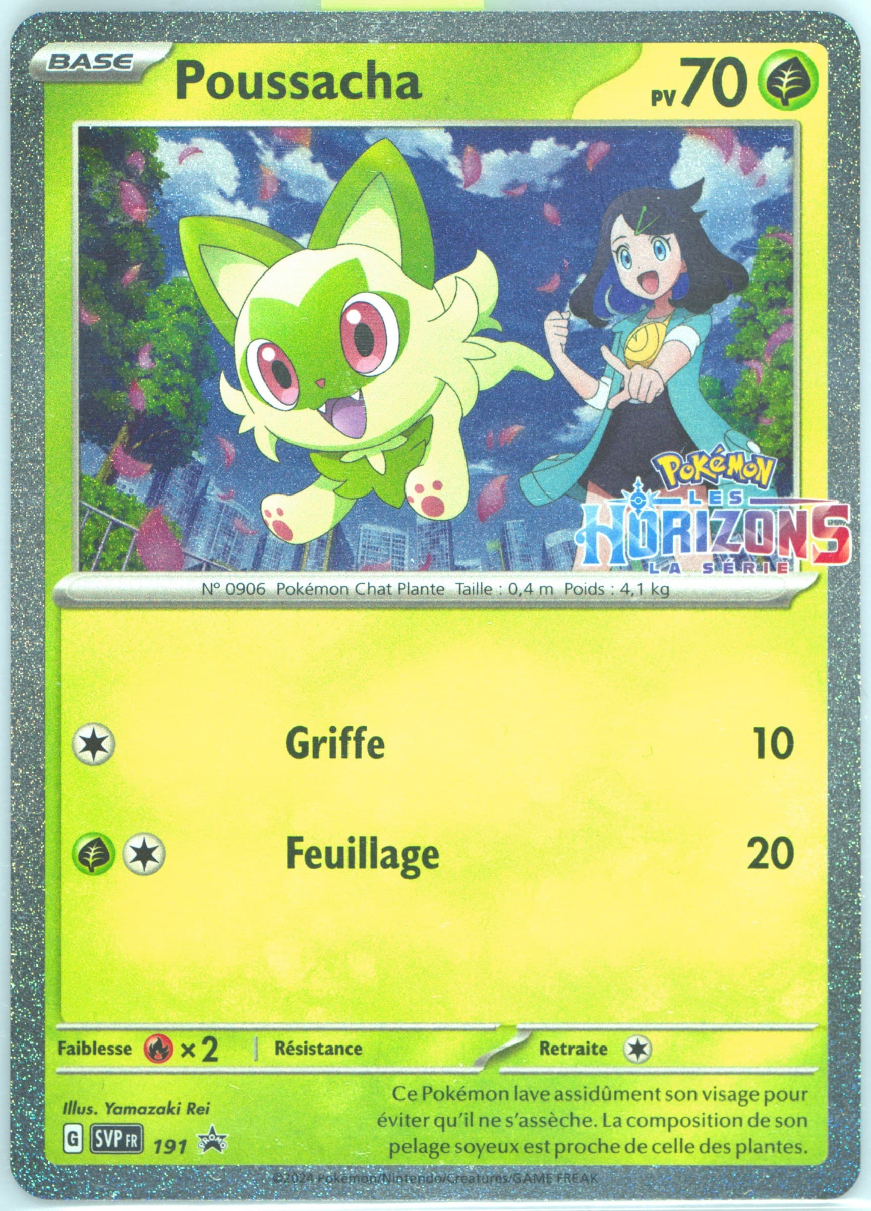 Sprigatito Europe Exclusive (191) 2024 Pokemon French Svp FR-SV Black Star Promo