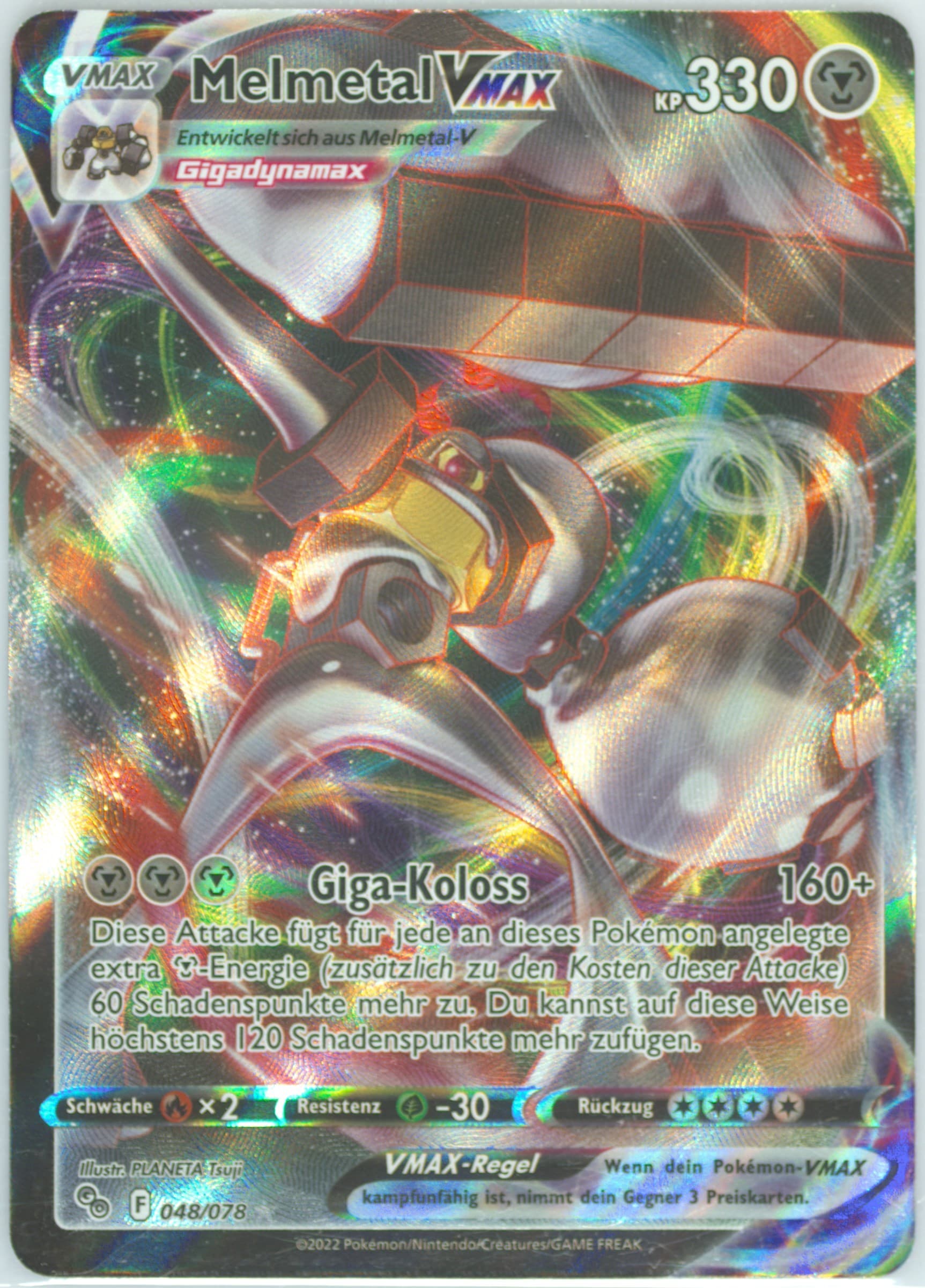 Full Art/Melmetal Vmax German (048) 2022 Pokemon Go