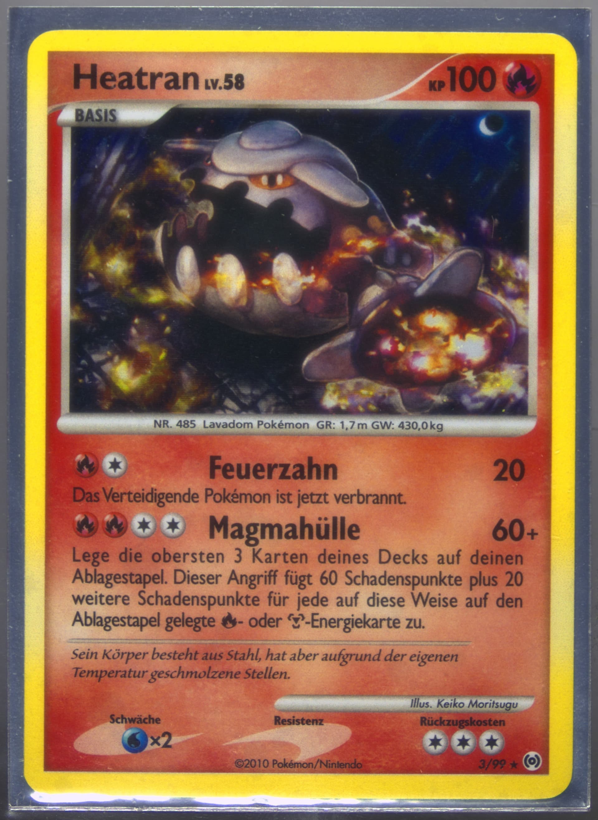 Heatran-Holo (3) 2010 Pokemon Platinum Arceus German