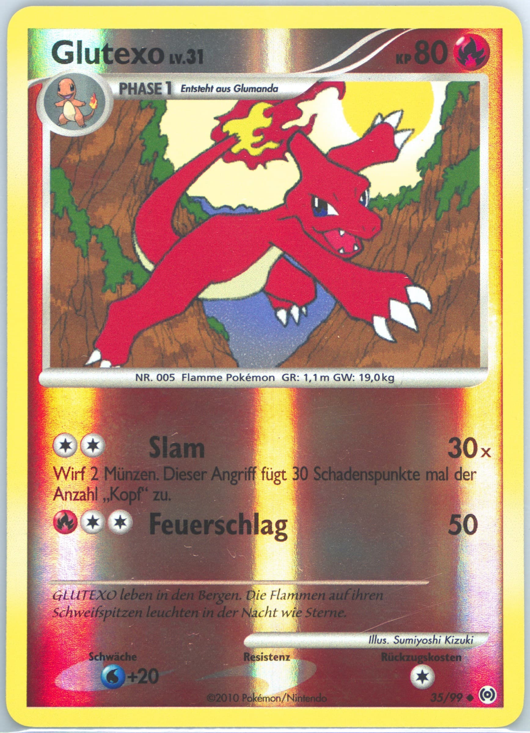 Glutexo-Reverse Foil (35) 2010 Pokemon Platinum Arceus German