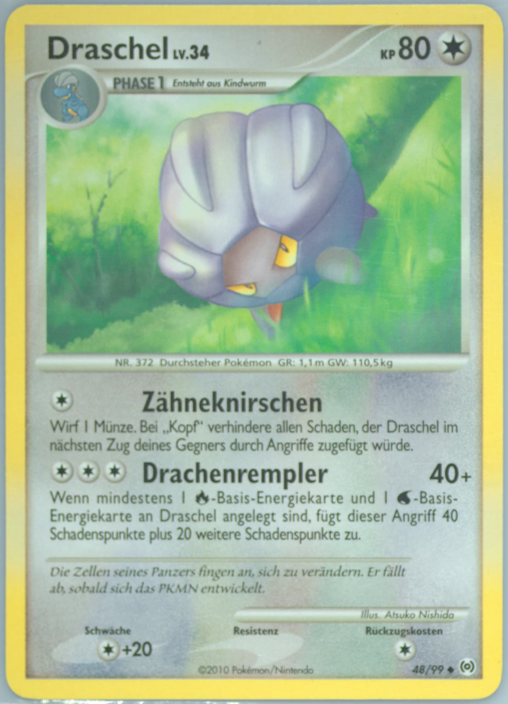 Draschel (48) 2010 Pokemon Platinum Arceus German