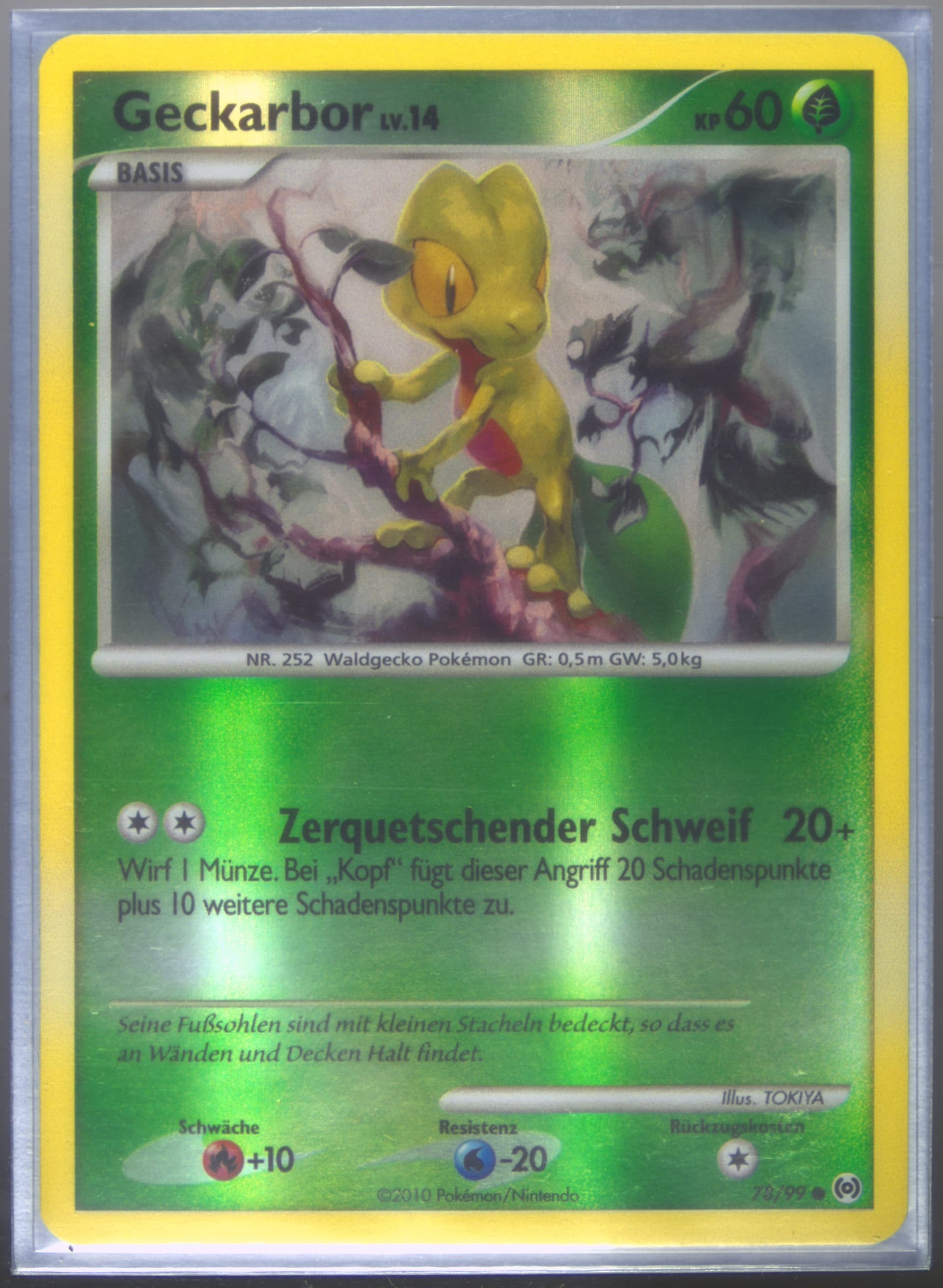 Geckarbor-Reverse Foil (78) 2010 Pokemon Platinum Arceus German
