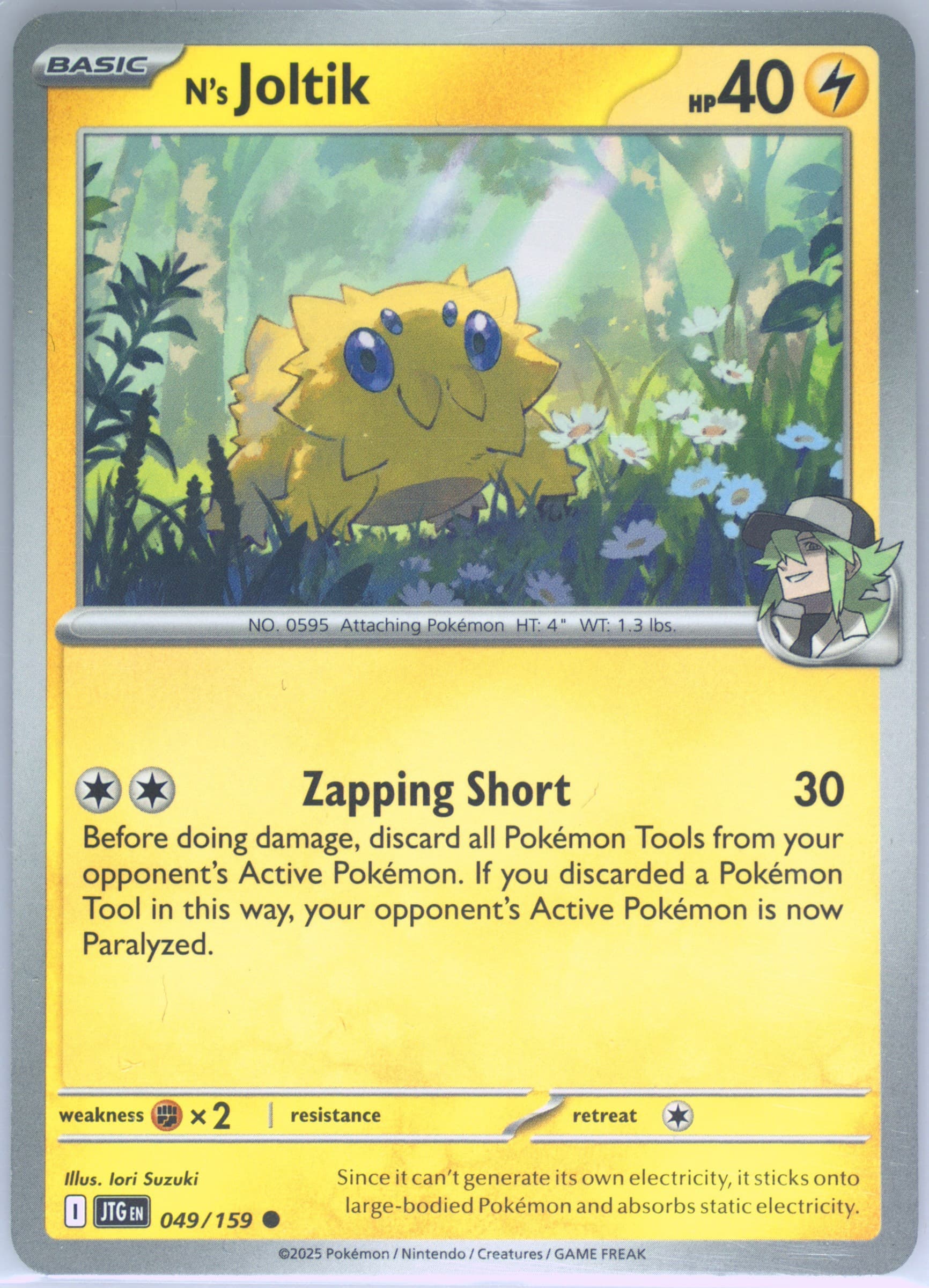 N's Joltik (049) 2025 Pokemon Jtg EN-Journey Together
