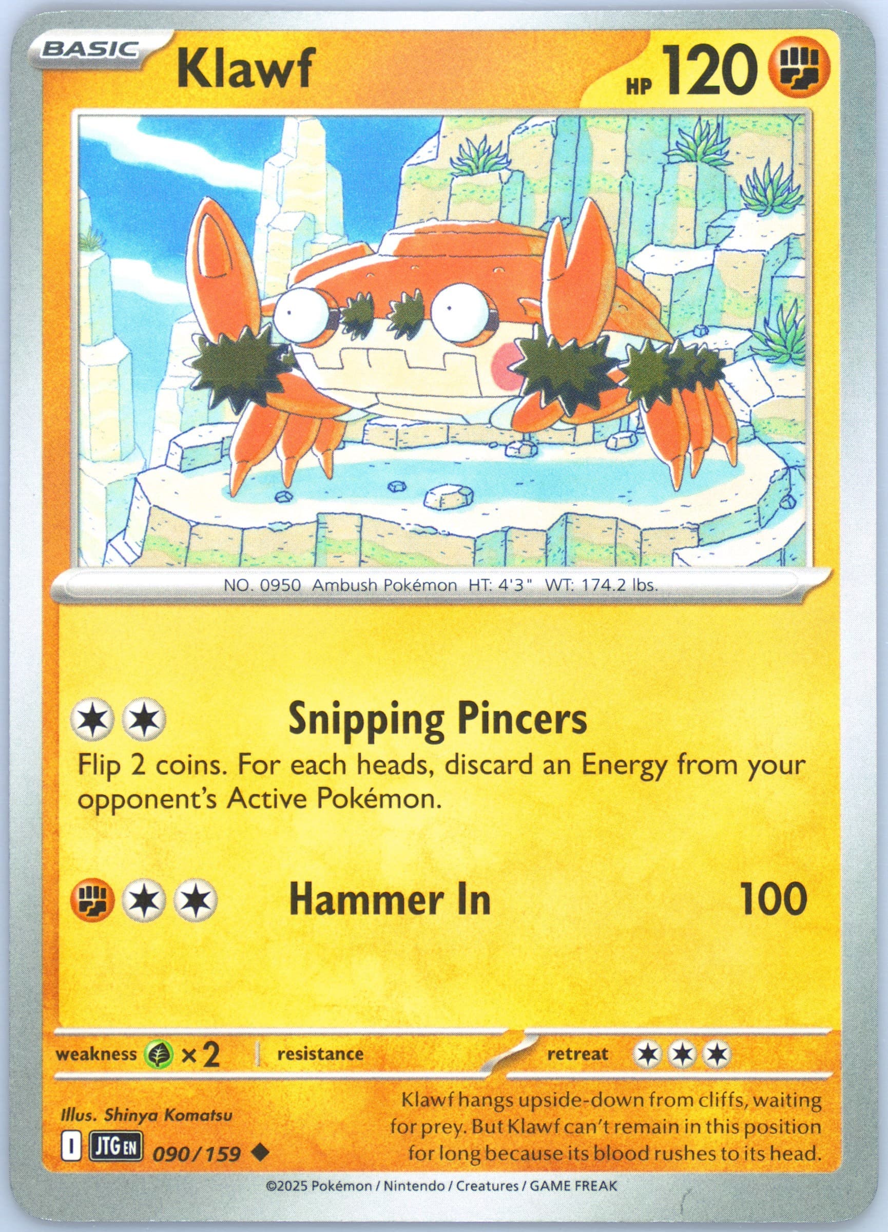 Klawf (090) 2025 Pokemon Jtg EN-Journey Together