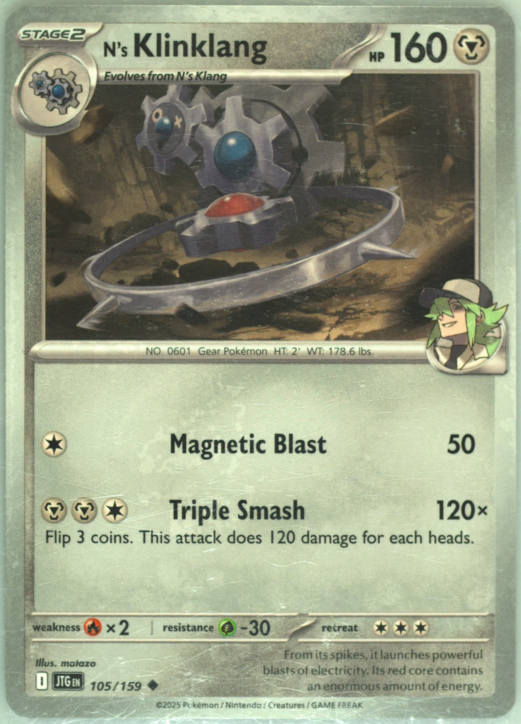 N's Klinklang (105) 2025 Pokemon Jtg EN-Journey Together