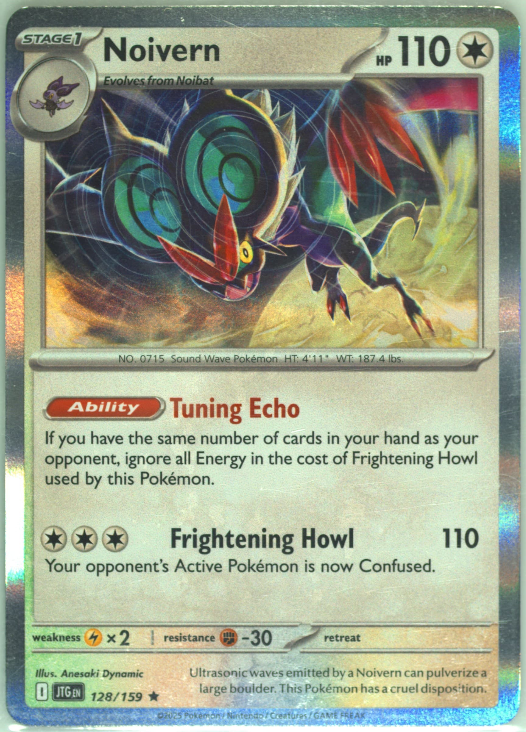 Noivern (128) 2025 Pokemon Jtg EN-Journey Together