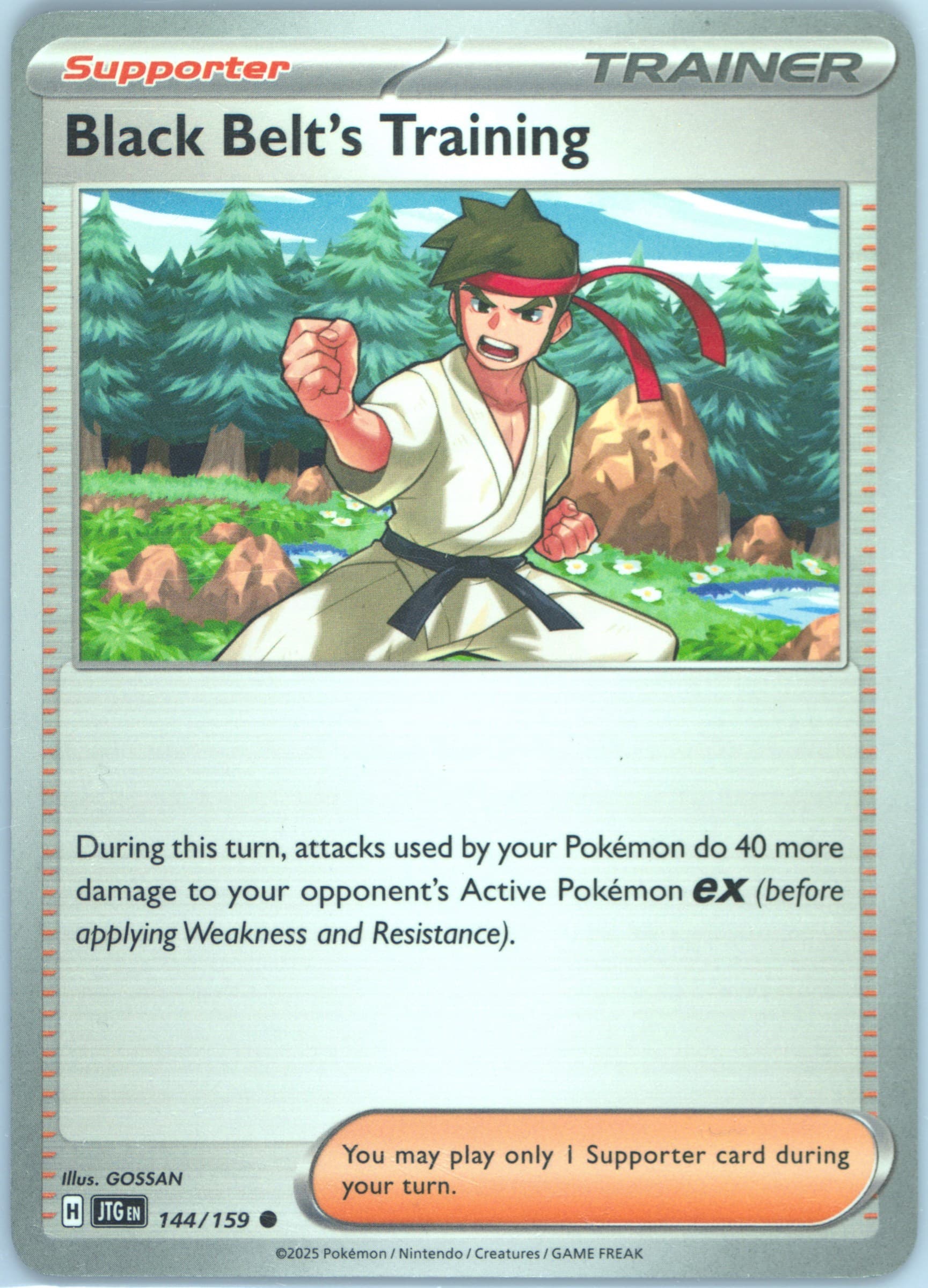 Black Belt's Training (144) 2025 Pokemon Jtg EN-Journey Together