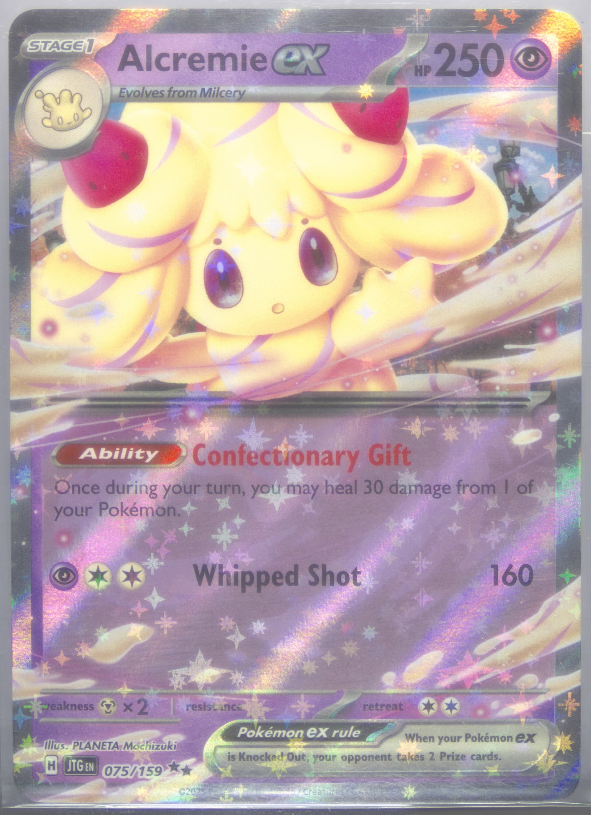 Alcremie EX (075) 2025 Pokemon Italian Jtg It-Journey Together