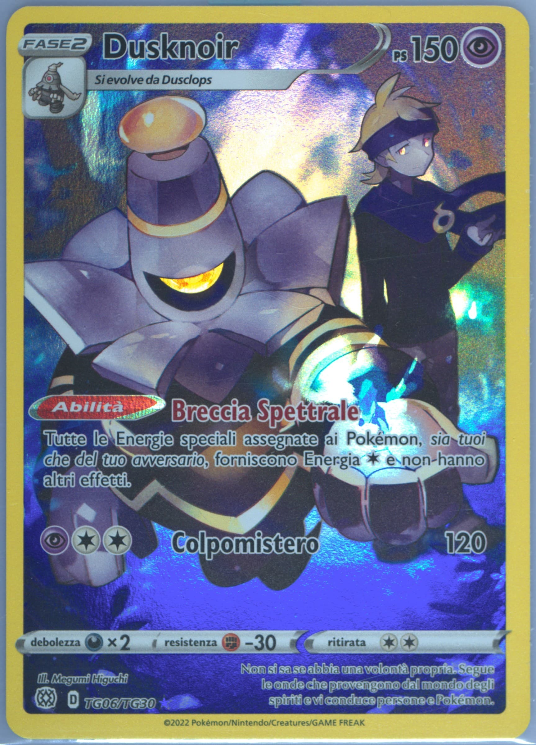 Full Art/Dusknoir Italian (TG06) 2022 Pokemon Sword & Shield Brilliant Stars