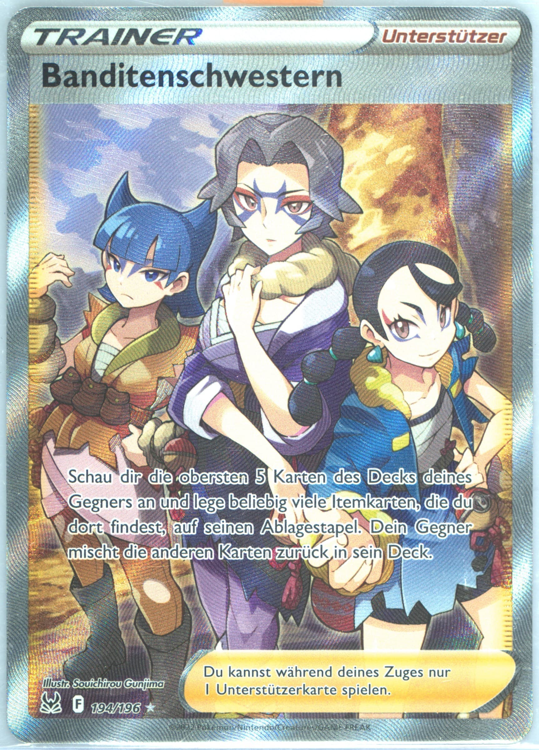 Full Art/Banditenschwestern German (194) 2022 Pokemon Sword & Shield Lost Origin