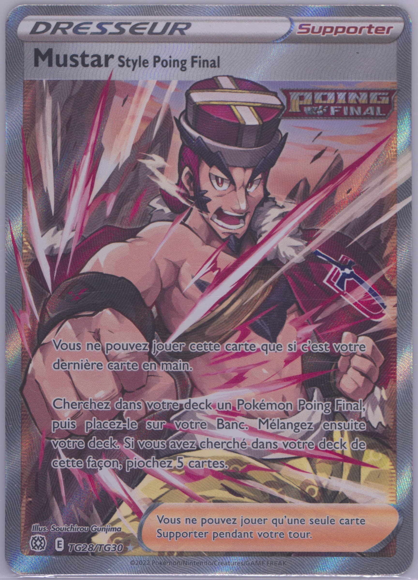 Full Art/Mustar Style Poing Final (TG28) 2022 Pokemon Sword & Shield Brilliant Stars