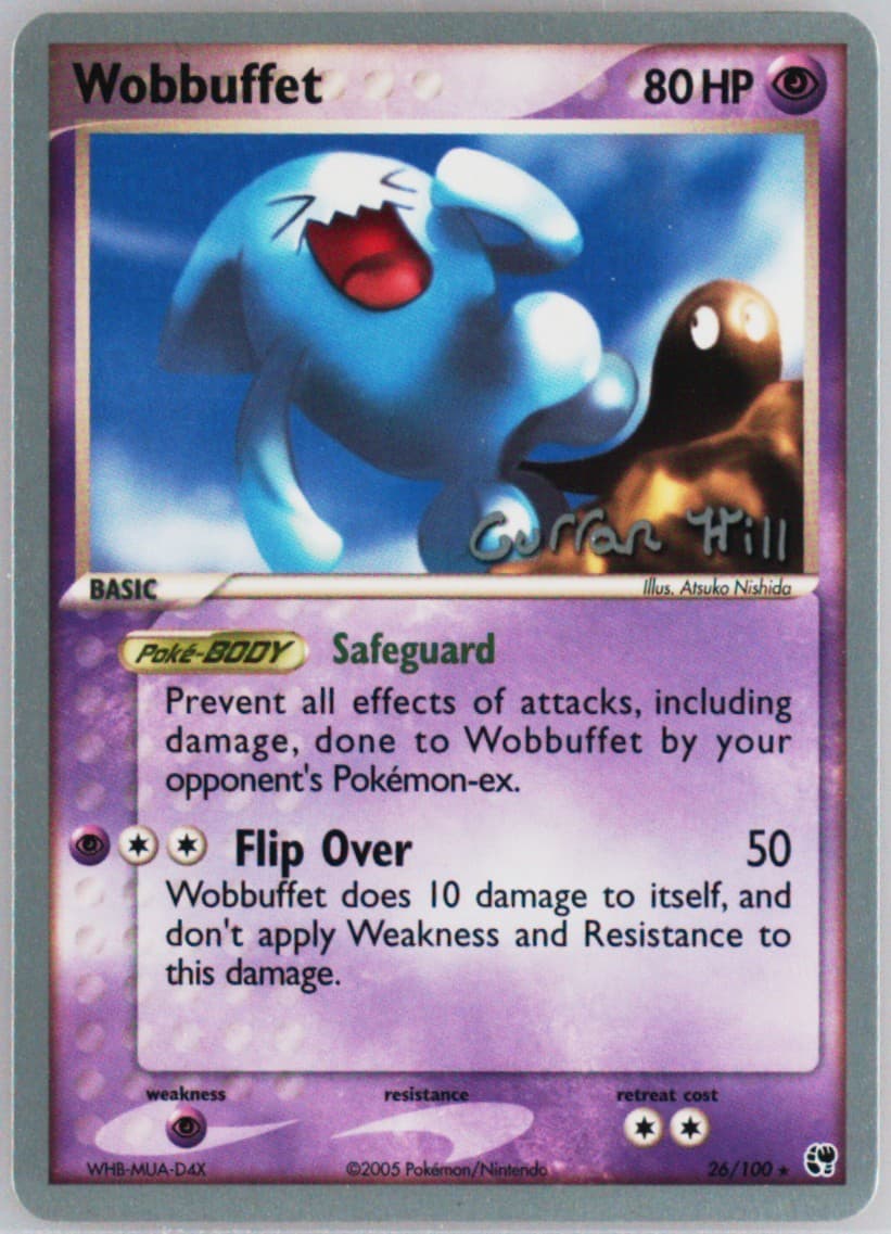 Wobbuffet Bright Aura (26) 2005 Pokemon World Championships Promo