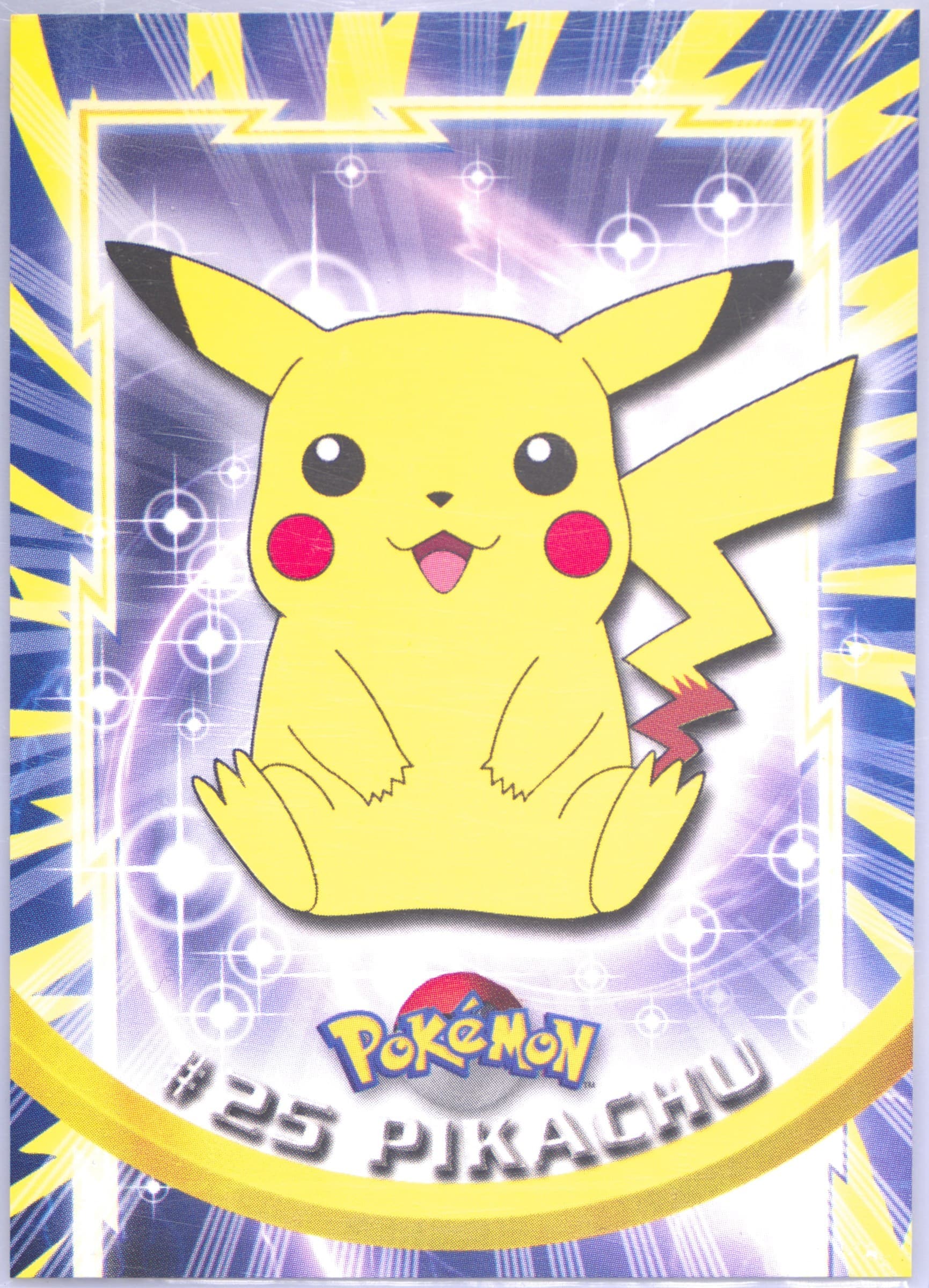 Pikachu Spanish (25) 1999 Topps Pokemon TV