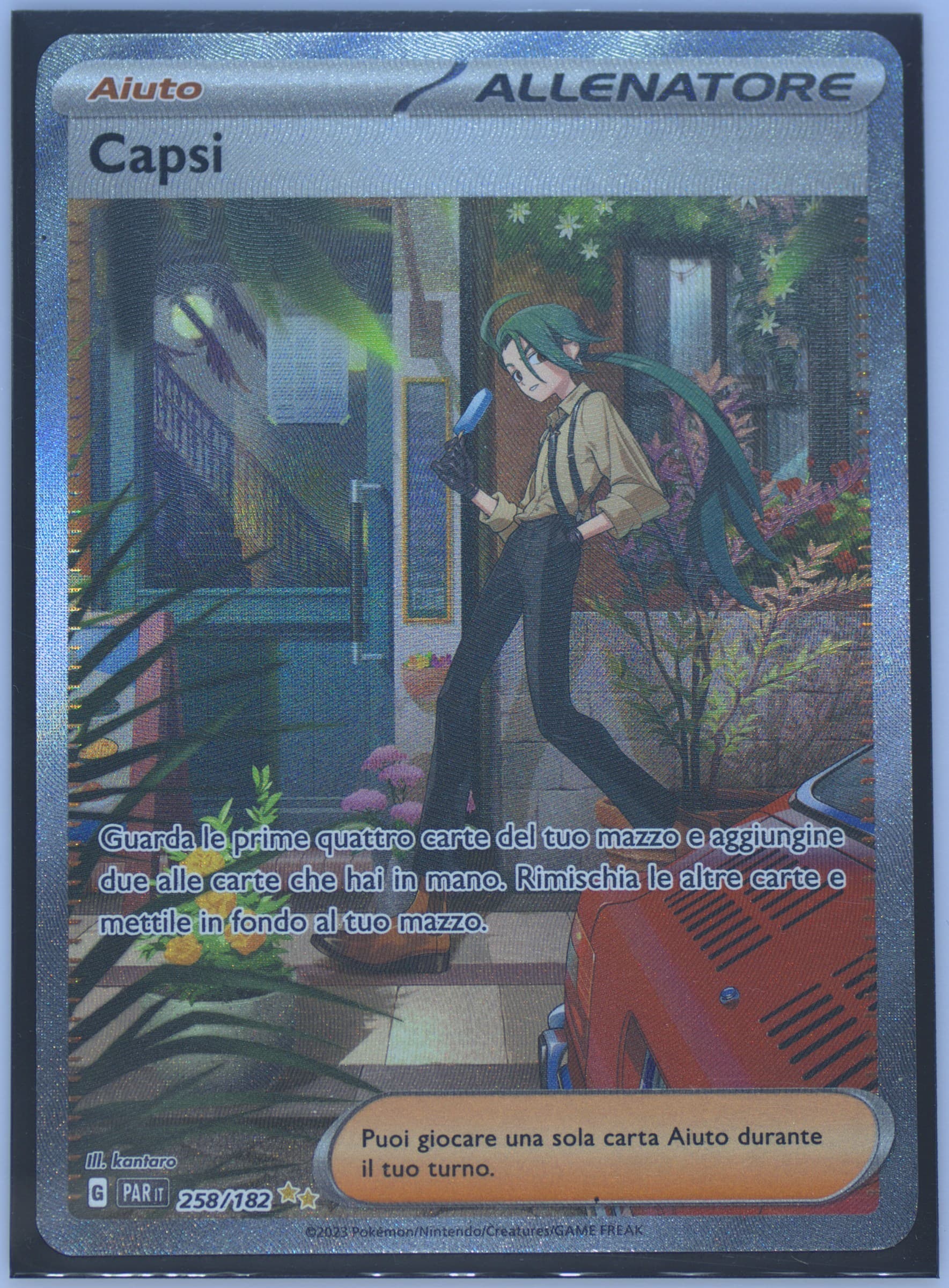 Rika Special Illustration Rare (258) 2023 Pokemon Italian Par It-Paradox Rift