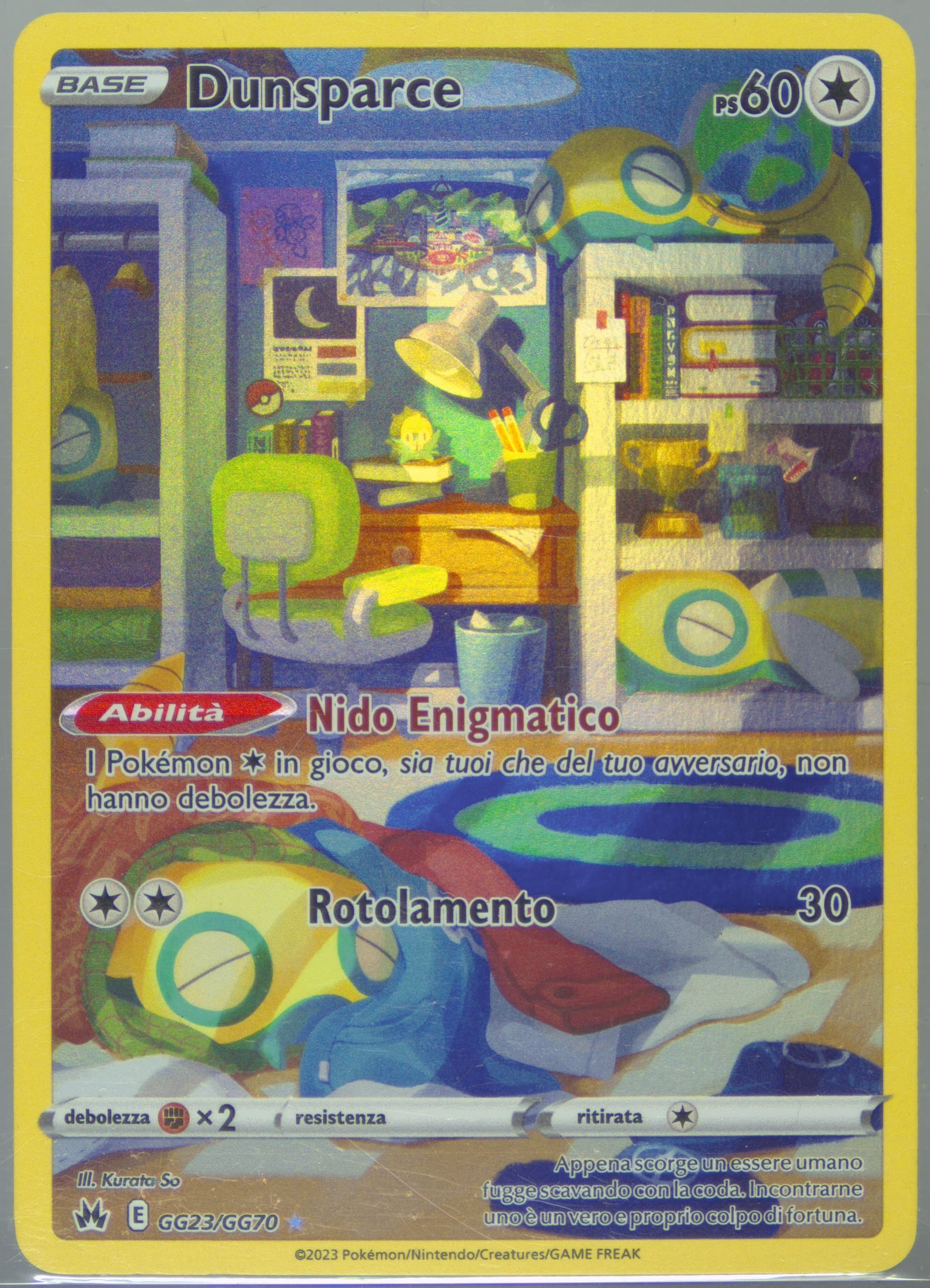 Full Art/Dunsparce Italian (GG23) 2023 Pokemon Sword and Shield Crown Zenith