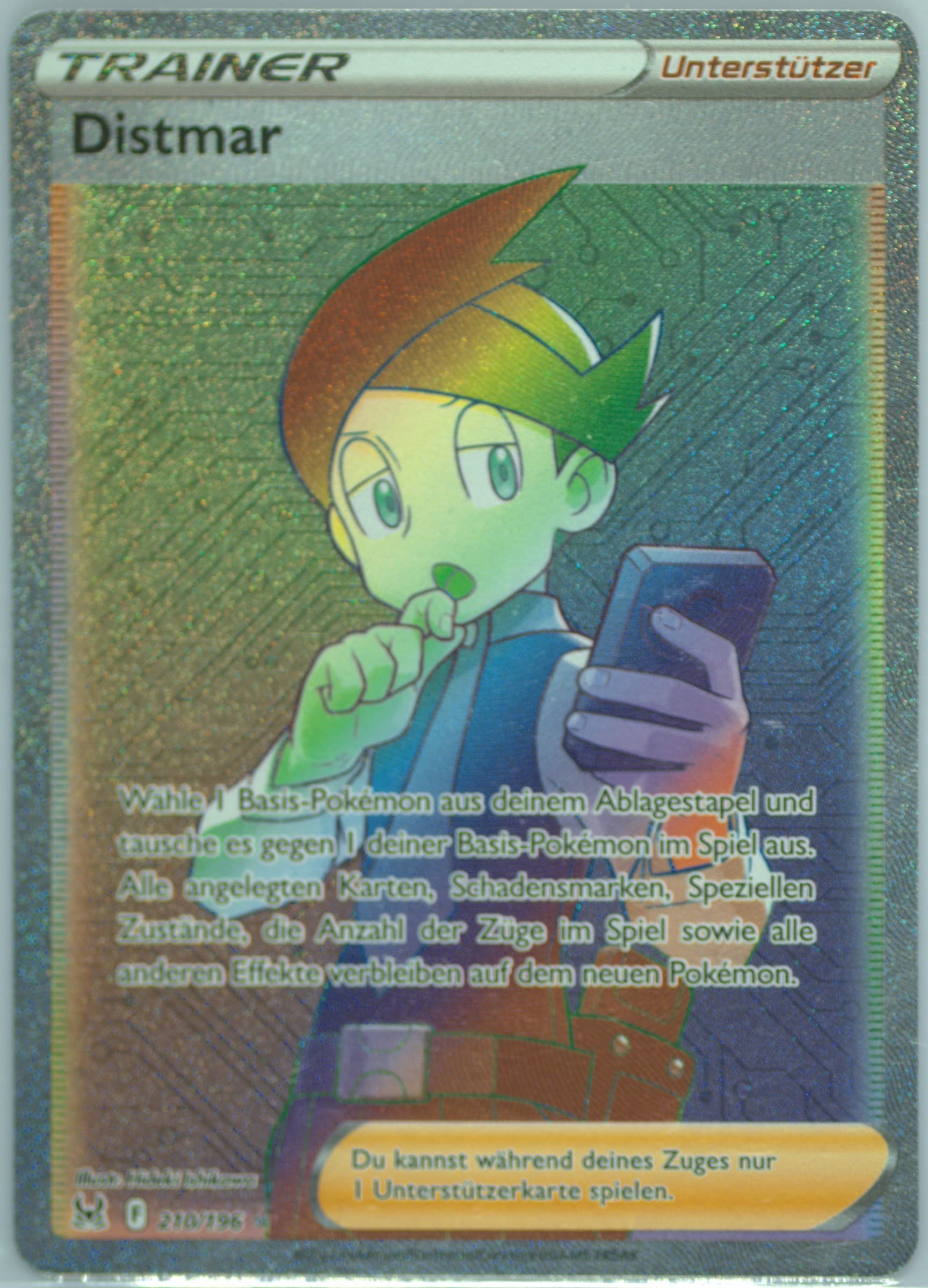 Full Art/Distmar German-Secret (210) 2022 Pokemon Sword & Shield Lost Origin