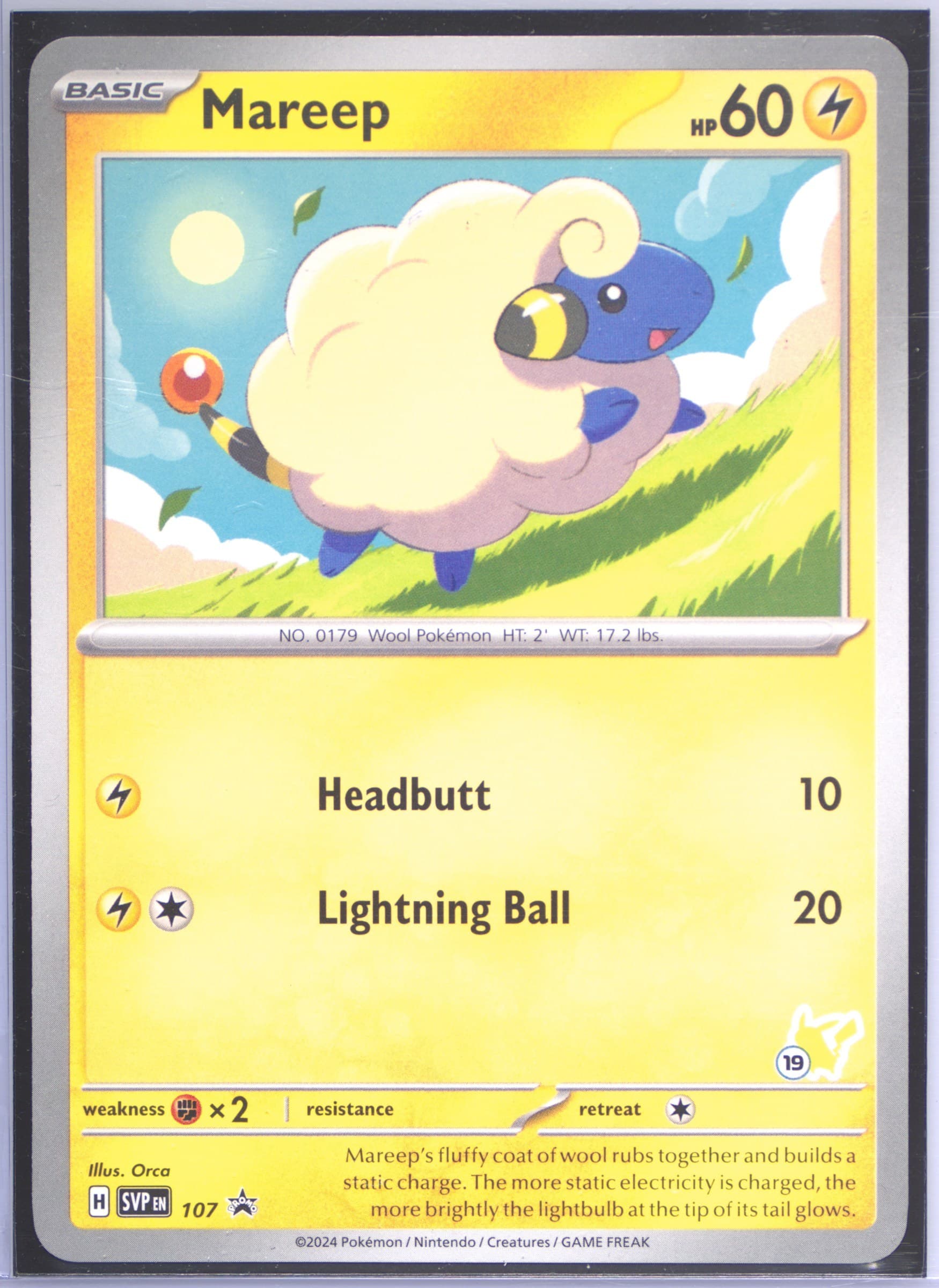 Mareep (19) 2024 Pokemon Battle Academy