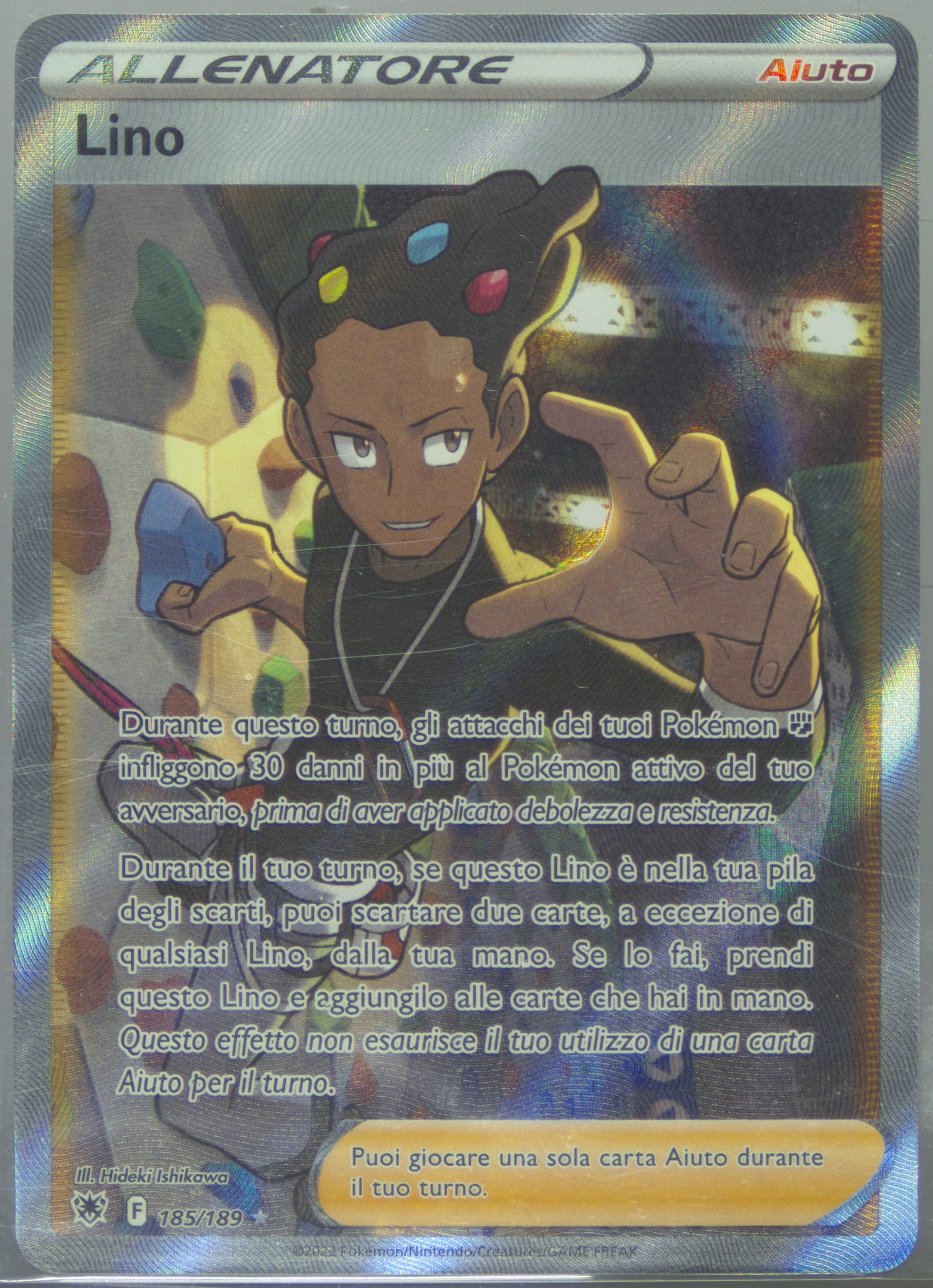 Full Art/Lino Italian (185) 2022 Pokemon Sword & Shield Astral Radiance