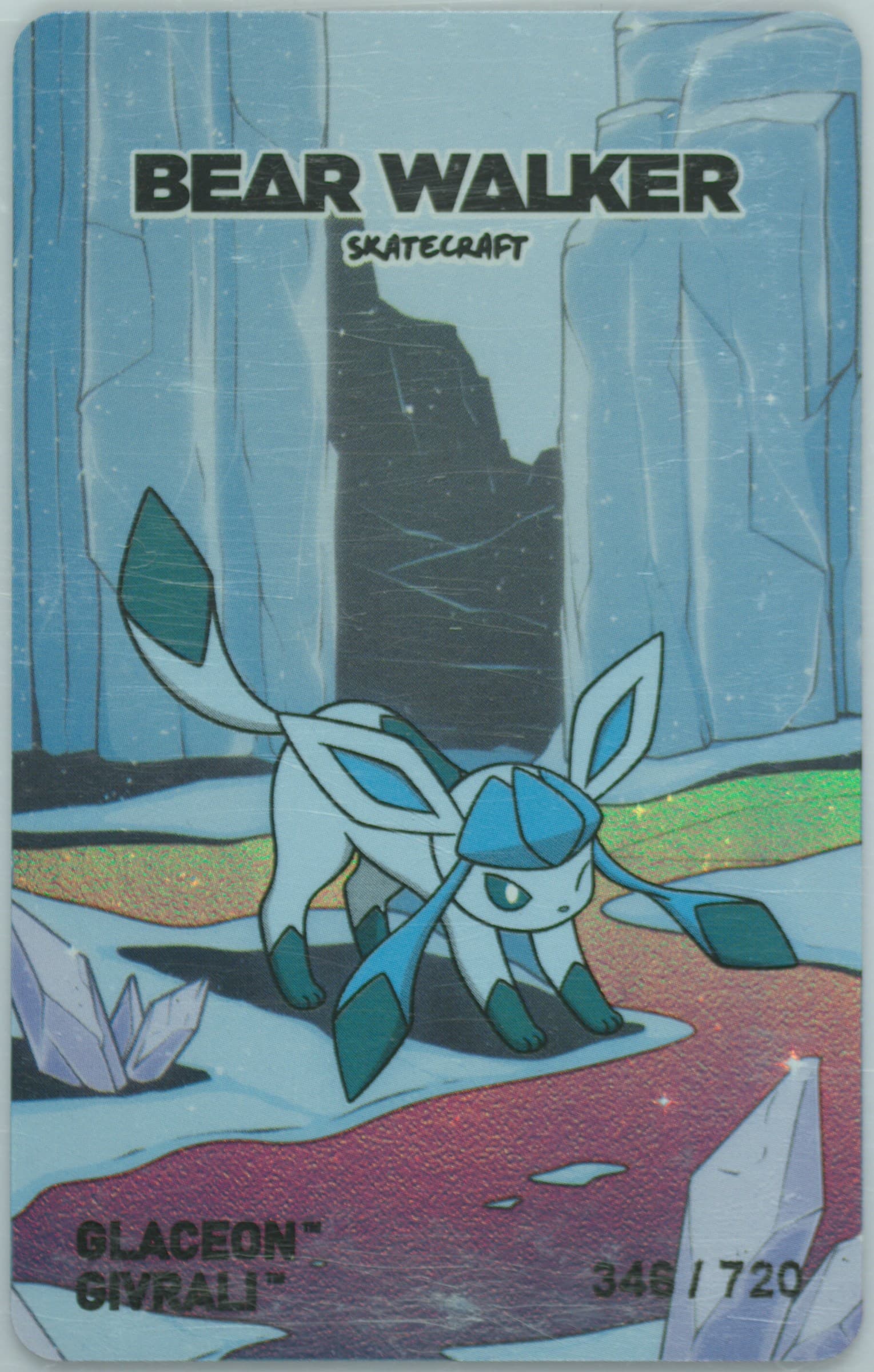 Glaceon 2025 Pokemon Center X Bear Walker Collection Cards