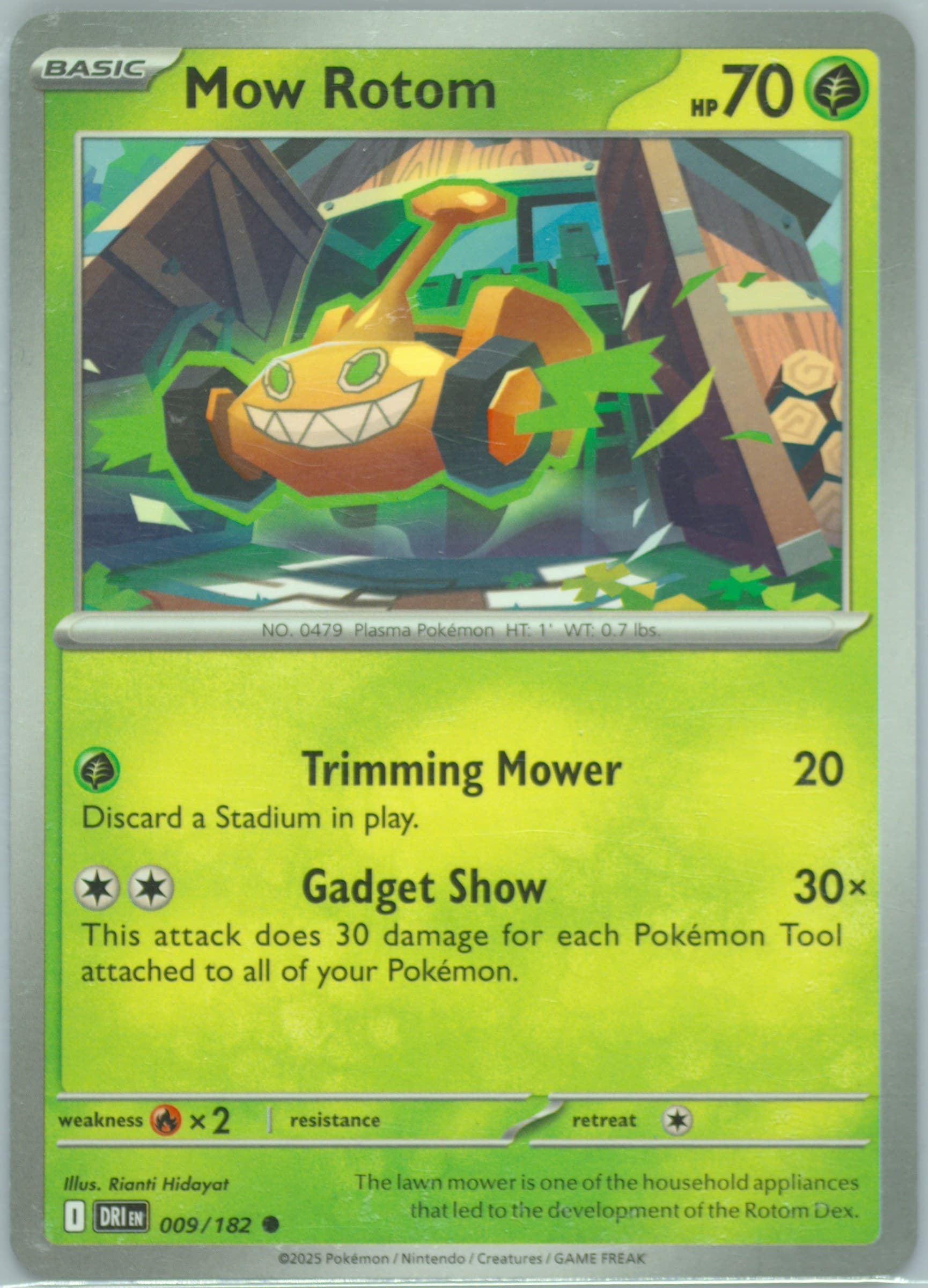 Mow Rotom (009) 2025 Pokemon Dri EN-Destined Rivals