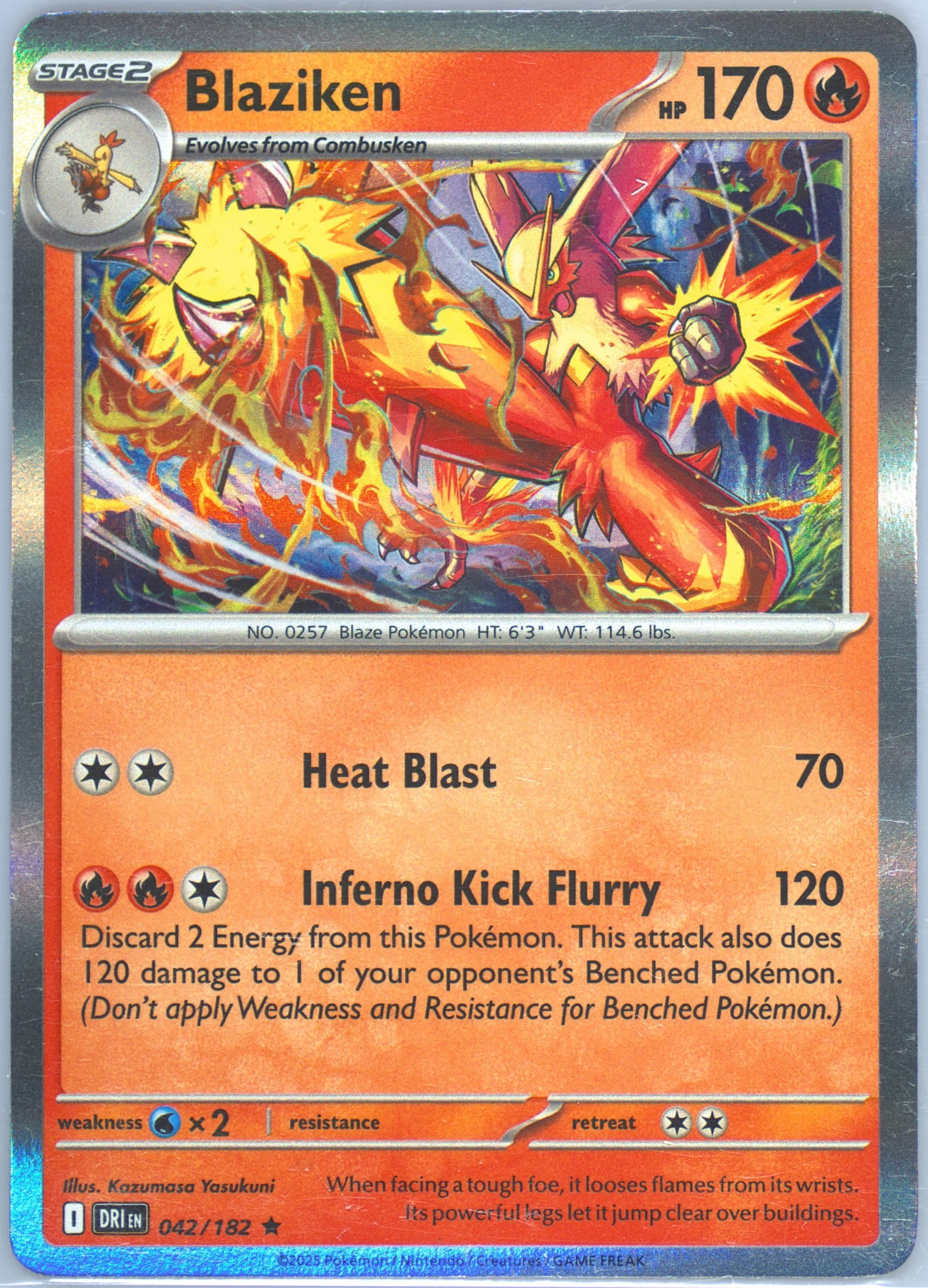 Blaziken (042) 2025 Pokemon Dri EN-Destined Rivals