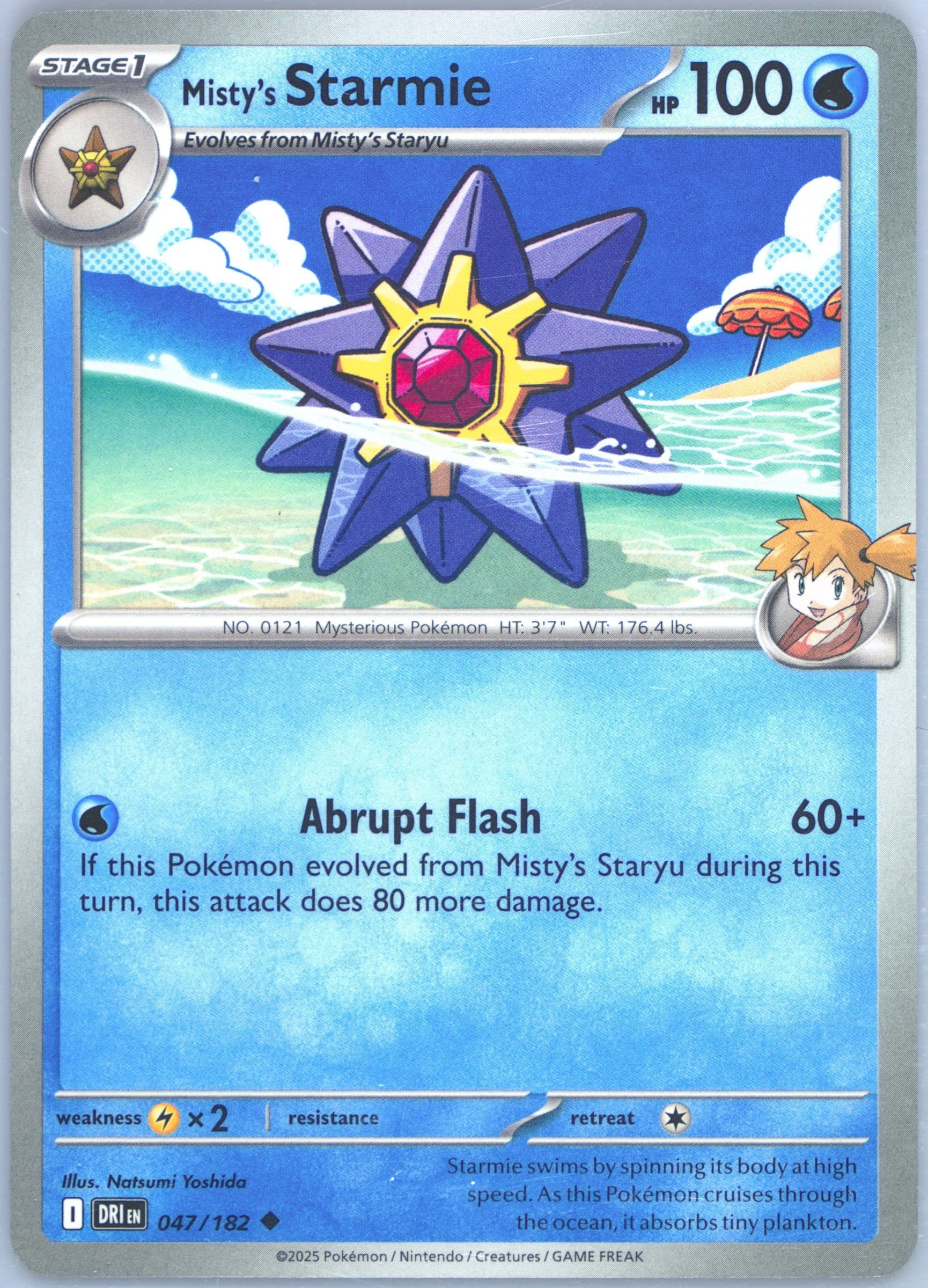 Misty's Starmie (047) 2025 Pokemon Dri EN-Destined Rivals
