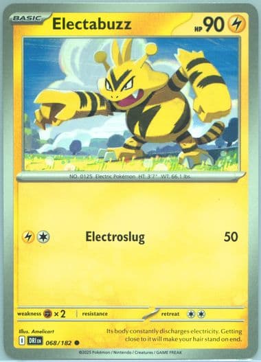 Electabuzz (068) 2025 Pokemon Dri EN-Destined Rivals