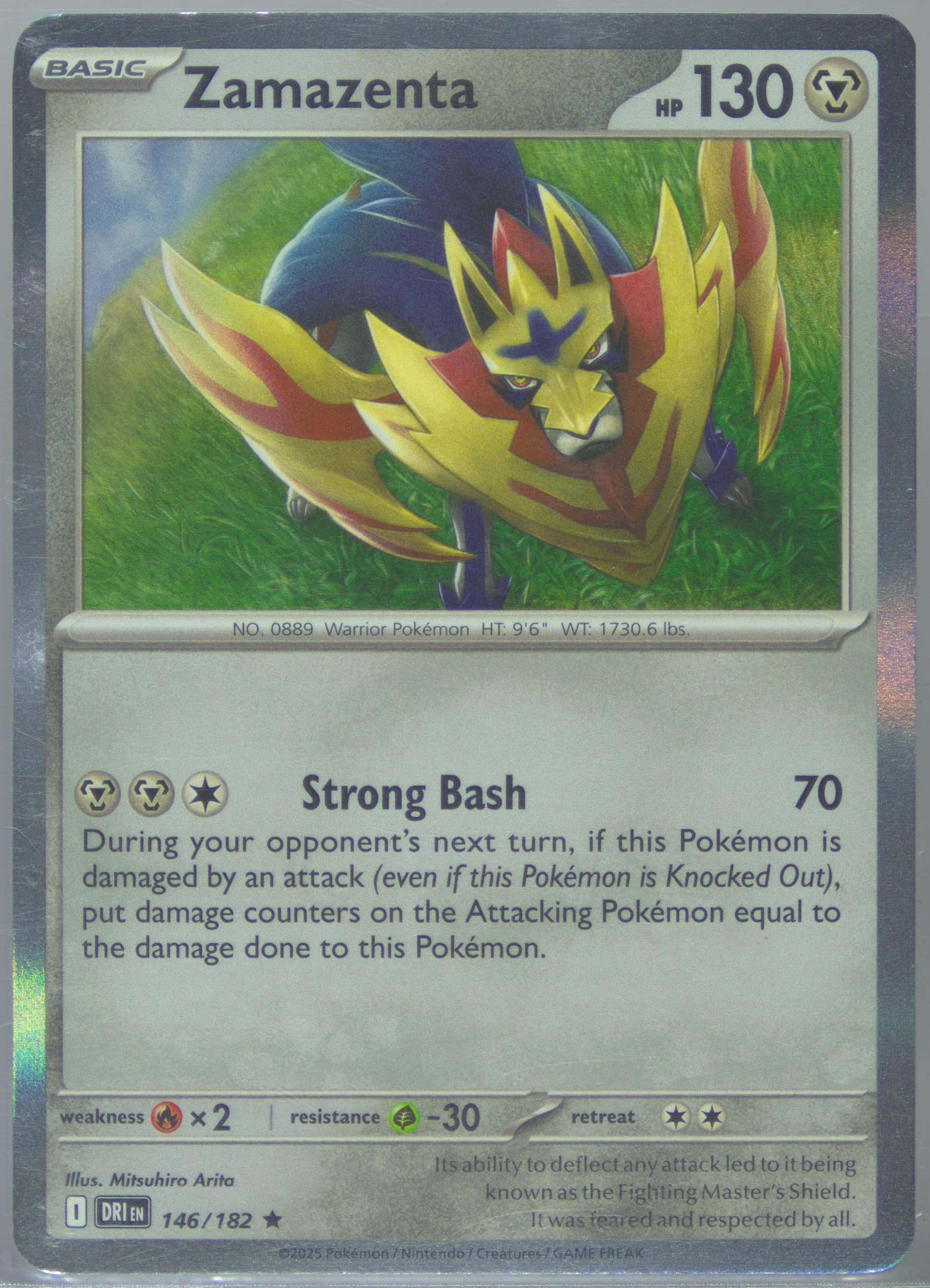 Zamazenta (146) 2025 Pokemon Dri EN-Destined Rivals