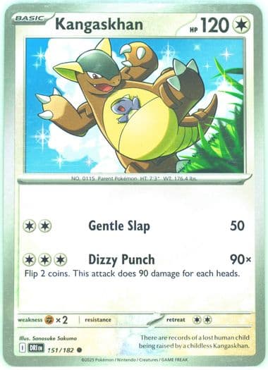Kangaskhan (151) 2025 Pokemon Dri EN-Destined Rivals