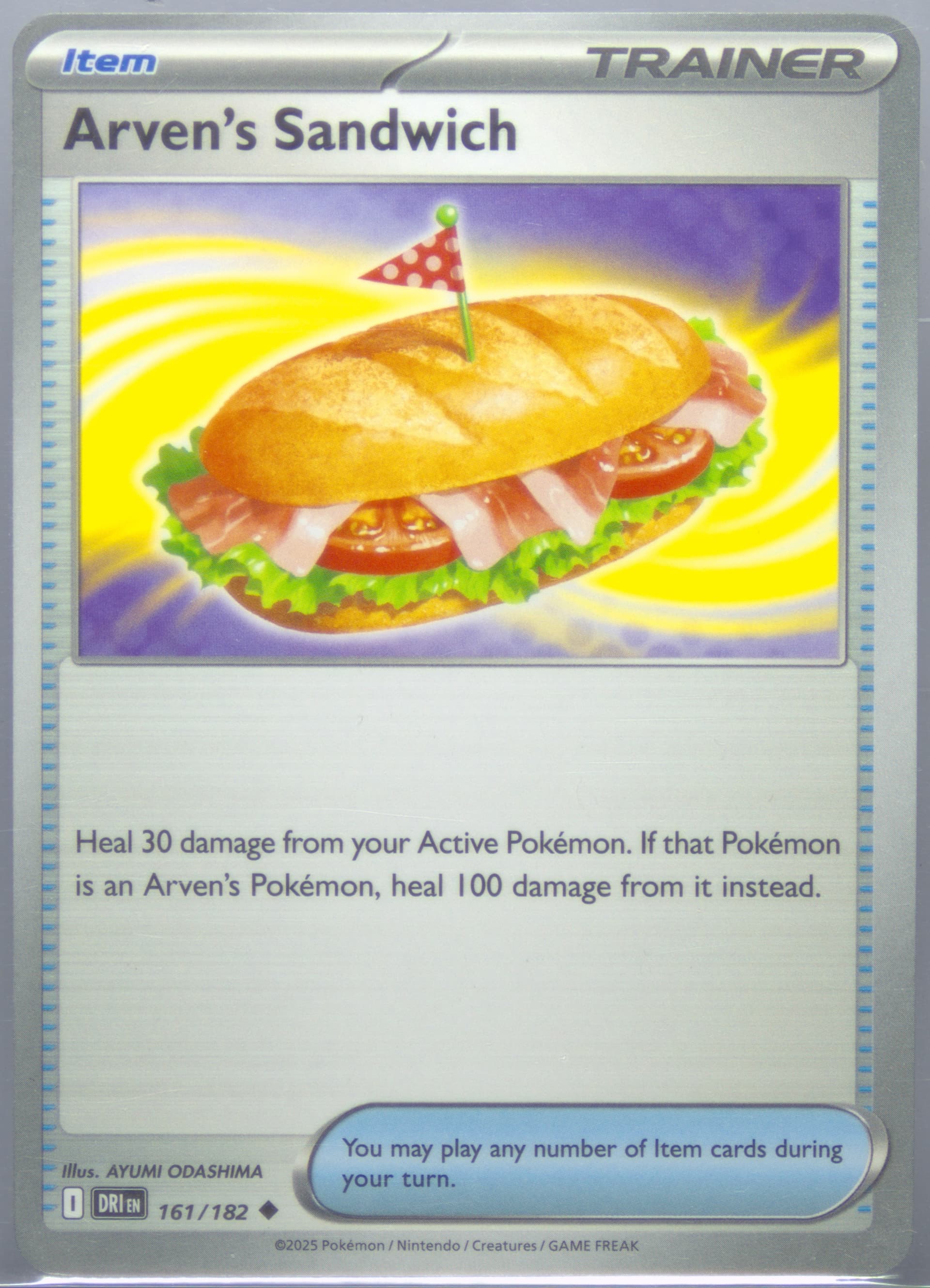 Arven's Sandwich (161) 2025 Pokemon Dri EN-Destined Rivals