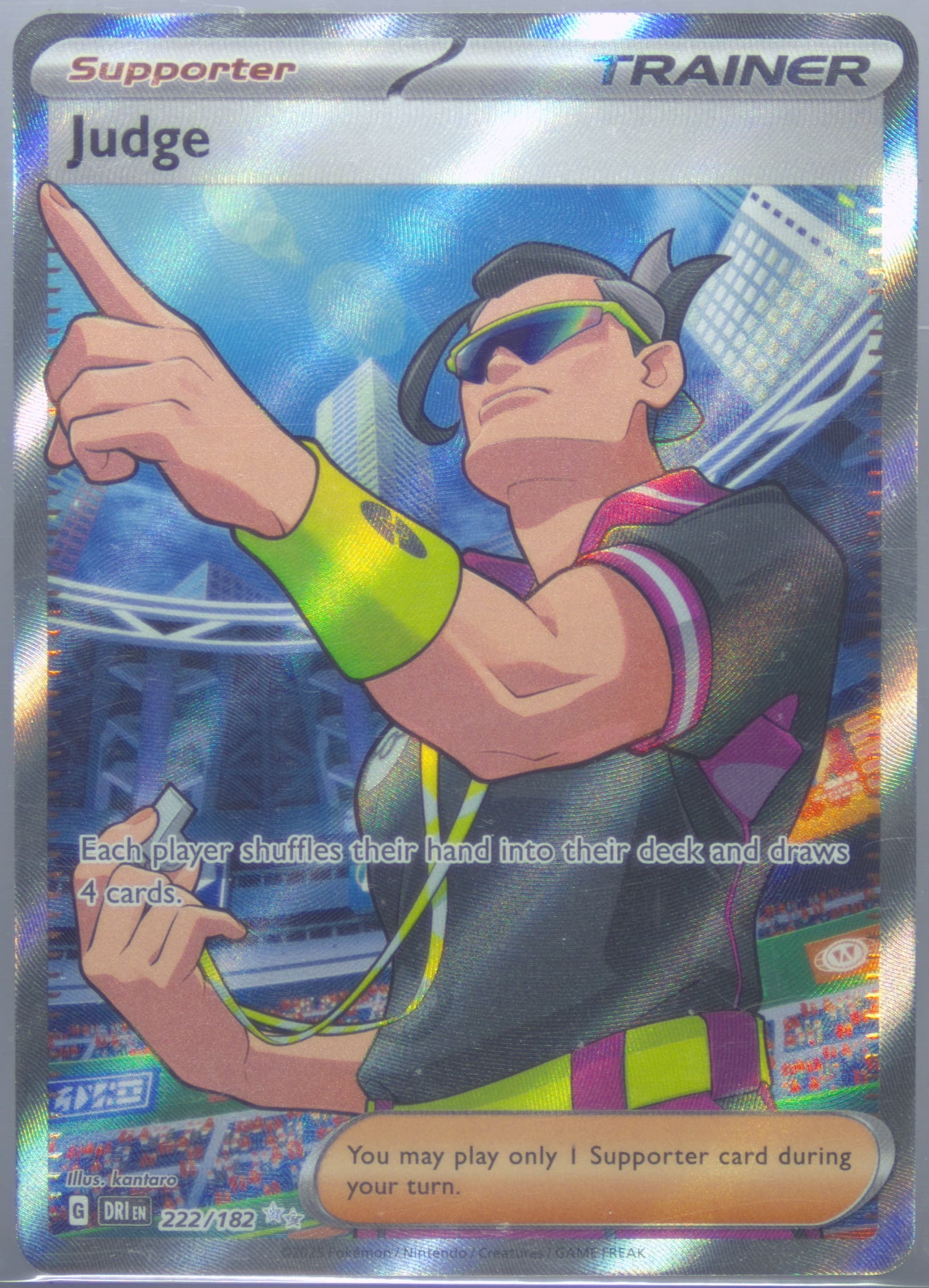 Judge Ultra Rare (222) 2025 Pokemon Dri EN-Destined Rivals