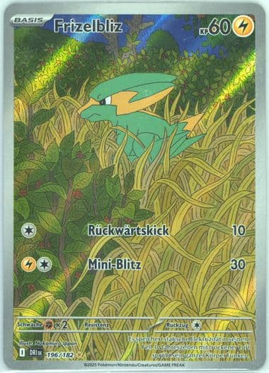 Electrike Illustration Rare (196) 2025 Pokemon German Dri de-Destined Rivals