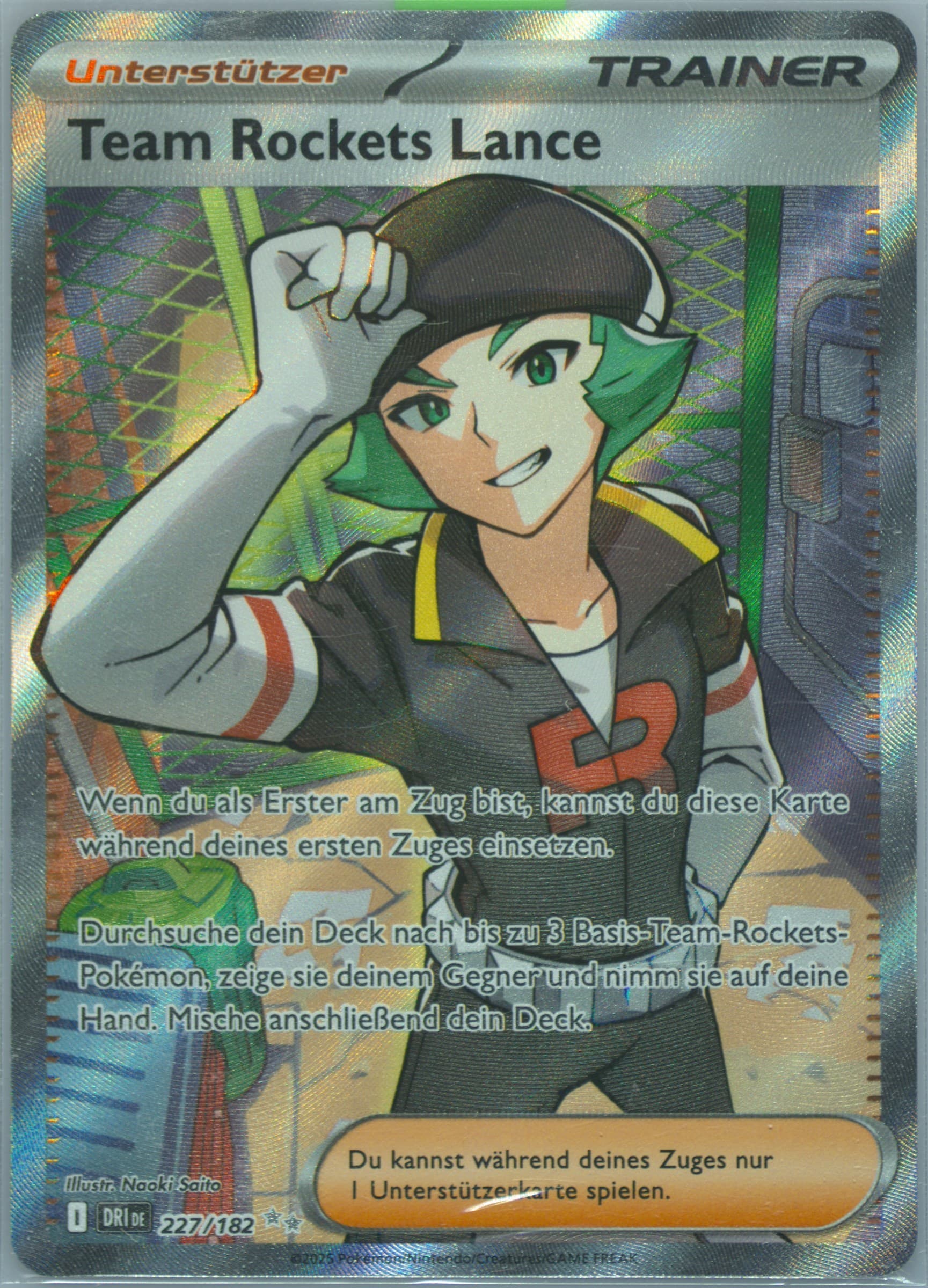 Team Rocket's Proton Ultra Rare (227) 2025 Pokemon German Dri de-Destined Rivals