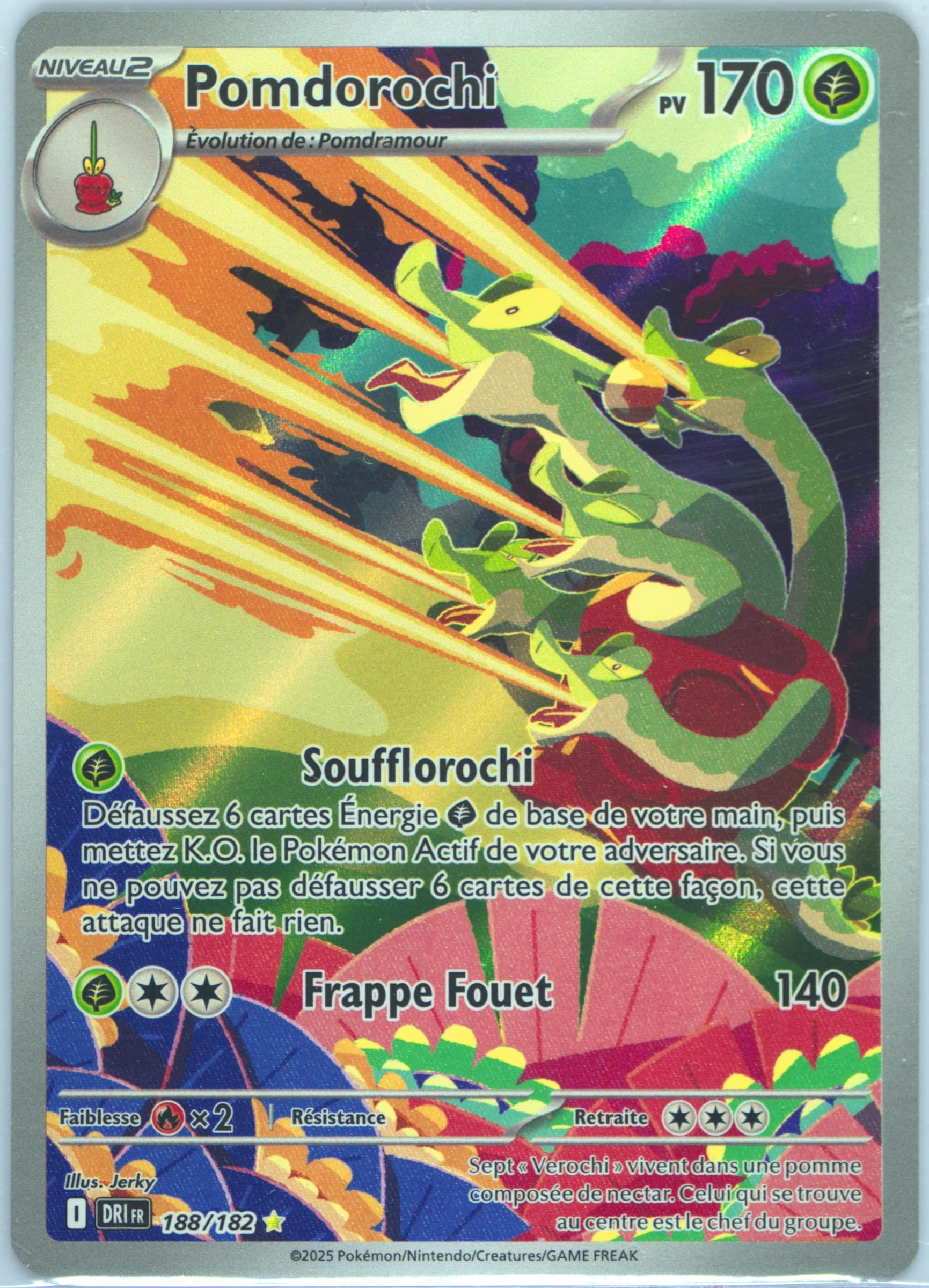 Hydrapple Illustration Rare (188) 2025 Pokemon French Dri FR-Destined Rivals