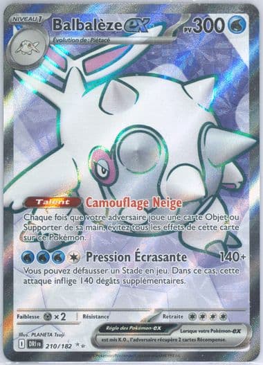 Cetitan EX Ultra Rare (210) 2025 Pokemon French Dri FR-Destined Rivals