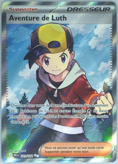 Ethan's Adventure Ultra Rare (221) 2025 Pokemon French Dri FR-Destined Rivals
