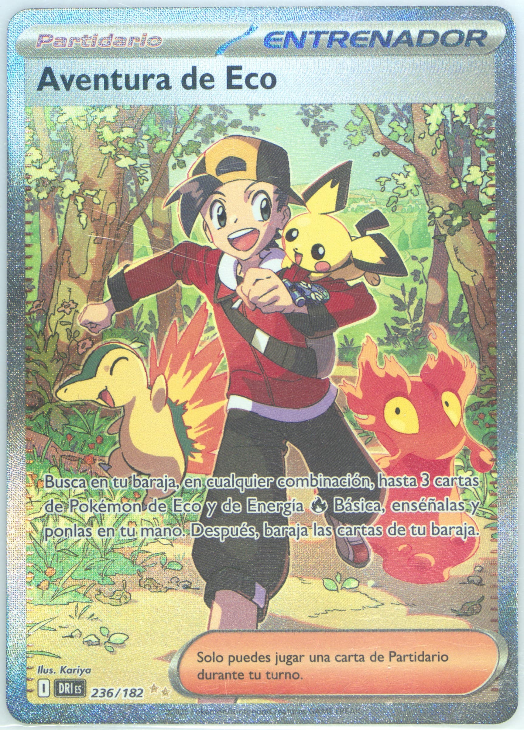 Ethan's Adventure Special Illustration Rare (236) 2025 Pokemon Spanish Dri ES-Destined Rivals