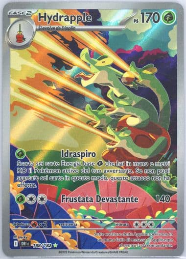 Hydrapple Illustration Rare (188) 2025 Pokemon Italian Dri It-Destined Rivals
