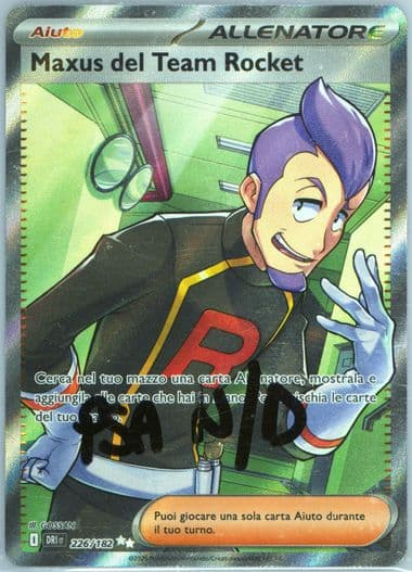 Team Rocket's Petrel Ultra Rare (226) 2025 Pokemon Italian Dri It-Destined Rivals