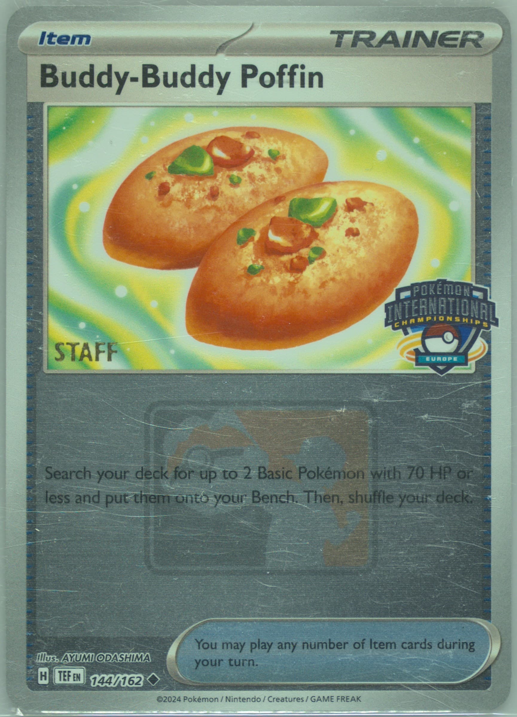 Buddy-Buddy Poffin Staff (144) 2024 Pokemon 2025 Europe International Championships