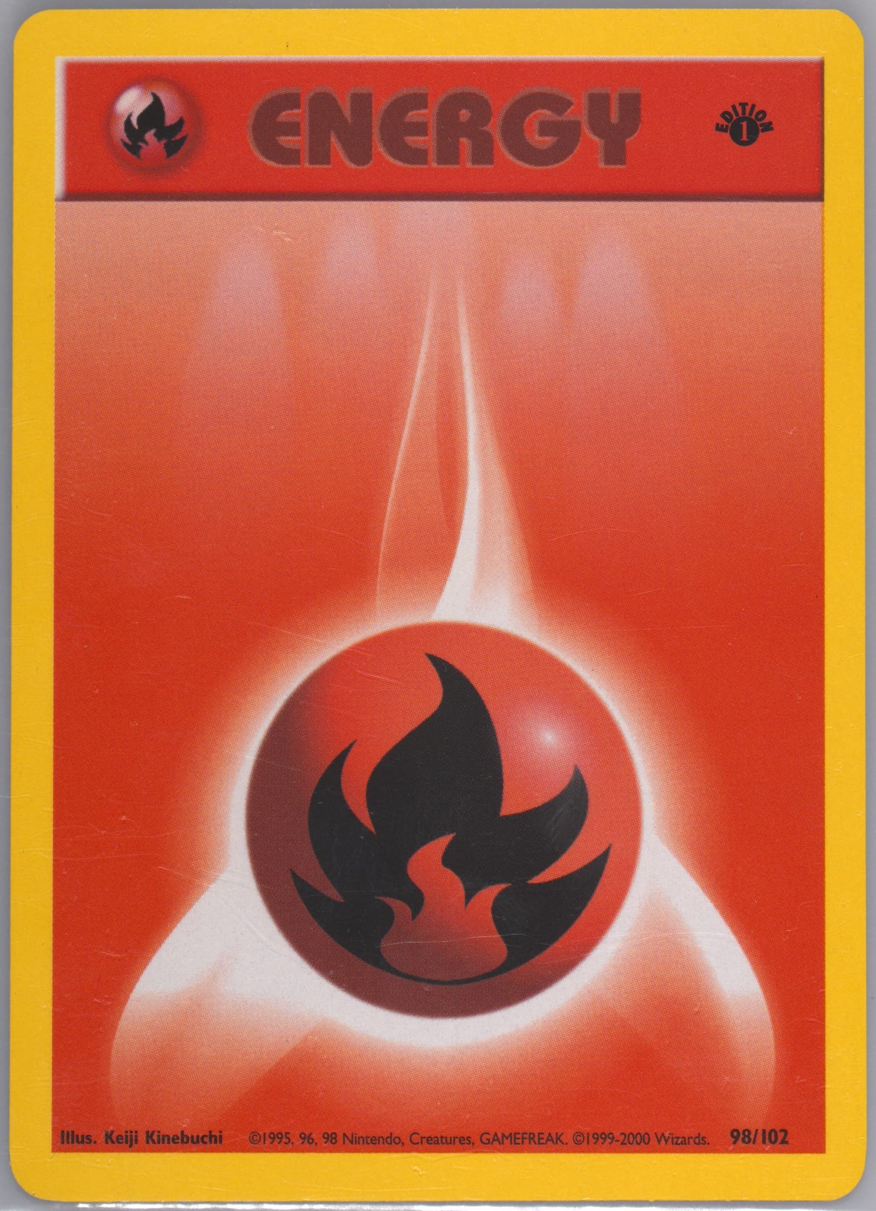 Fire Energy 1st Edition (98) 2000 Pokemon Game