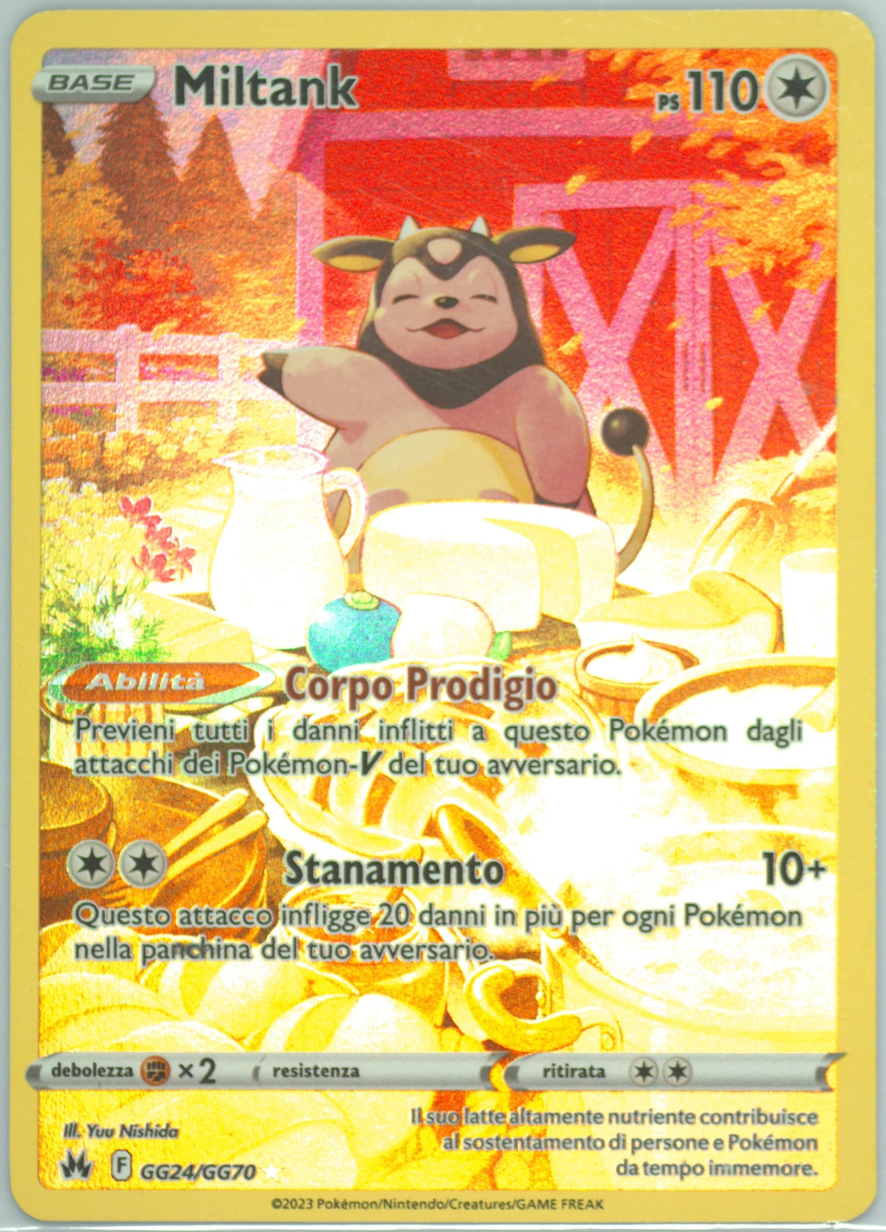 Full Art/Miltank Italian (GG24) 2023 Pokemon Sword and Shield Crown Zenith