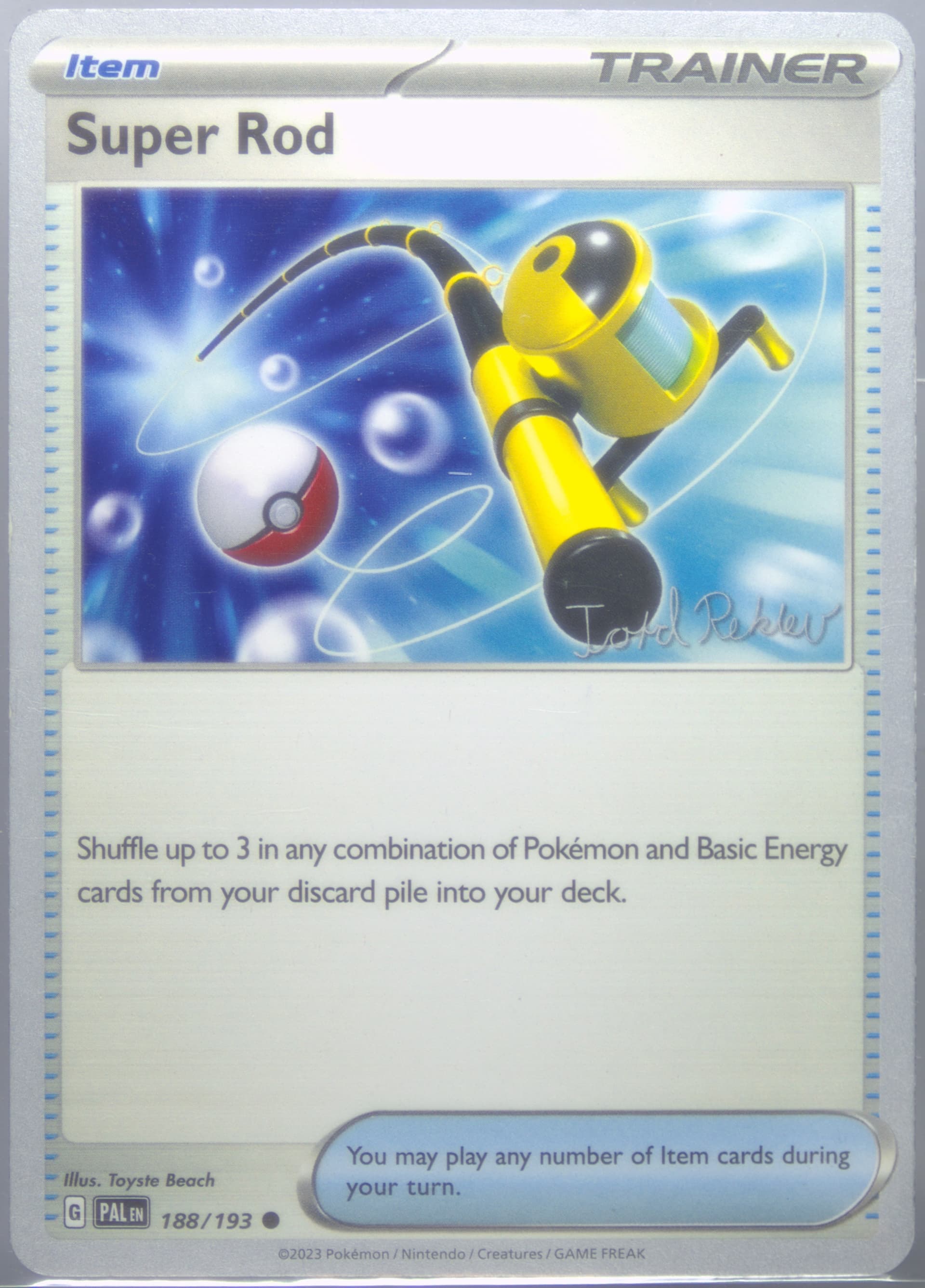 Super Rod (188) 2024 Pokemon 2023 World Championship Deck: Psychic Elegance