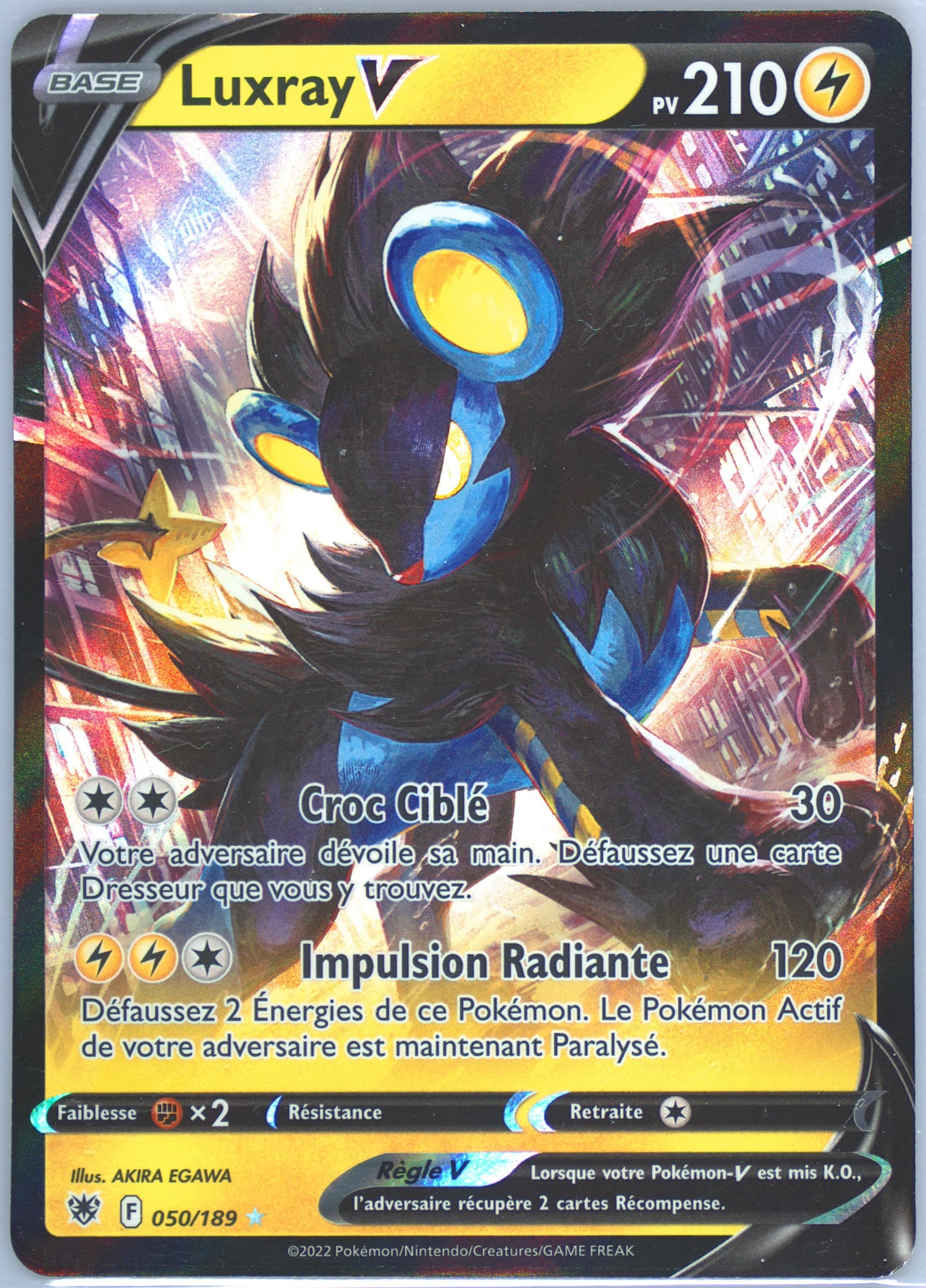Luxray V French (050) 2022 Pokemon Sword & Shield Astral Radiance