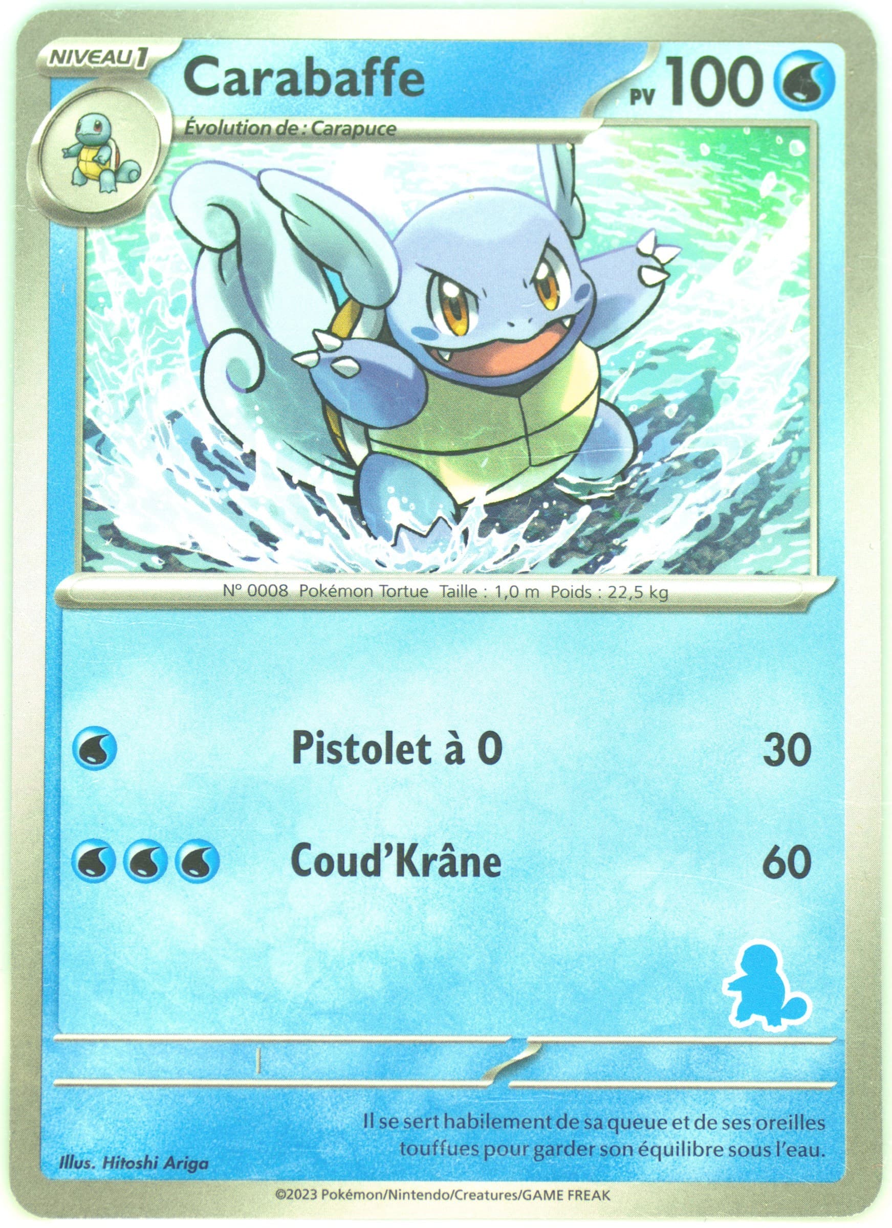 Wartortle 2023 Pokemon French My First Battle-Squirtle Deck