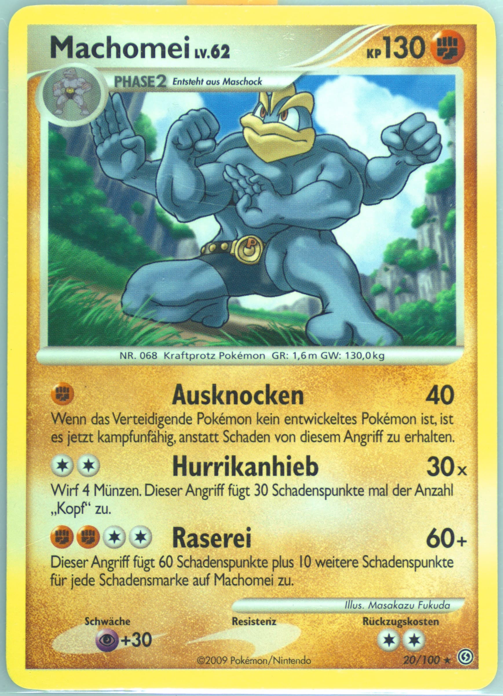 Machamp German (20) 2008 Pokemon Diamond & Pearl Stormfront